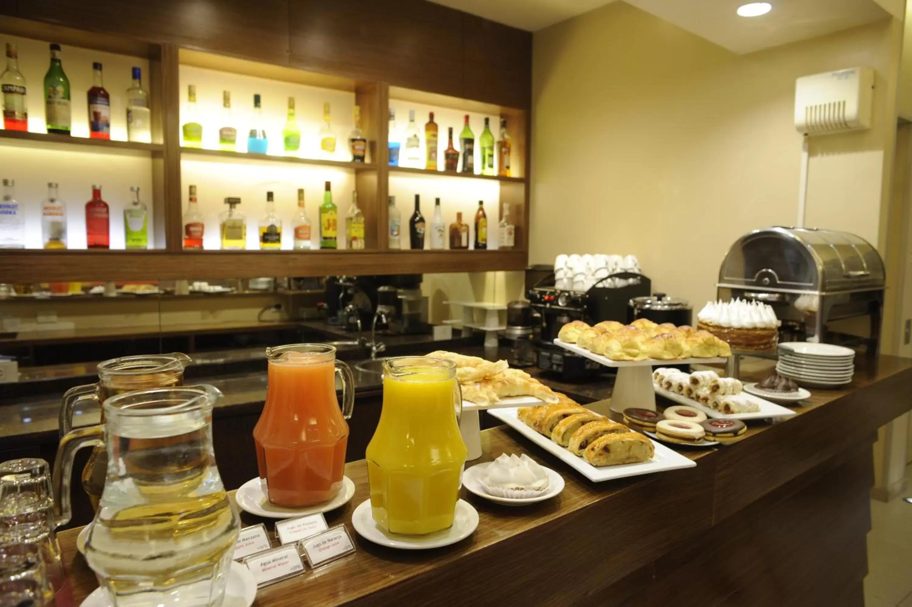 Buffet breakfast in Urban Suites Recoleta Boutique Hotel