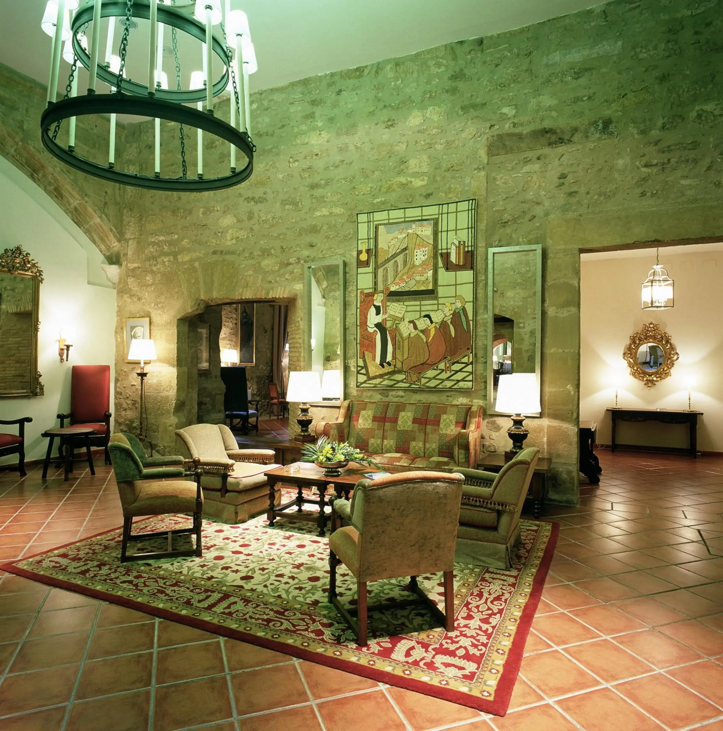 Lobby or reception, Seating Area in Parador de Santo Domingo Bernardo de Fresneda