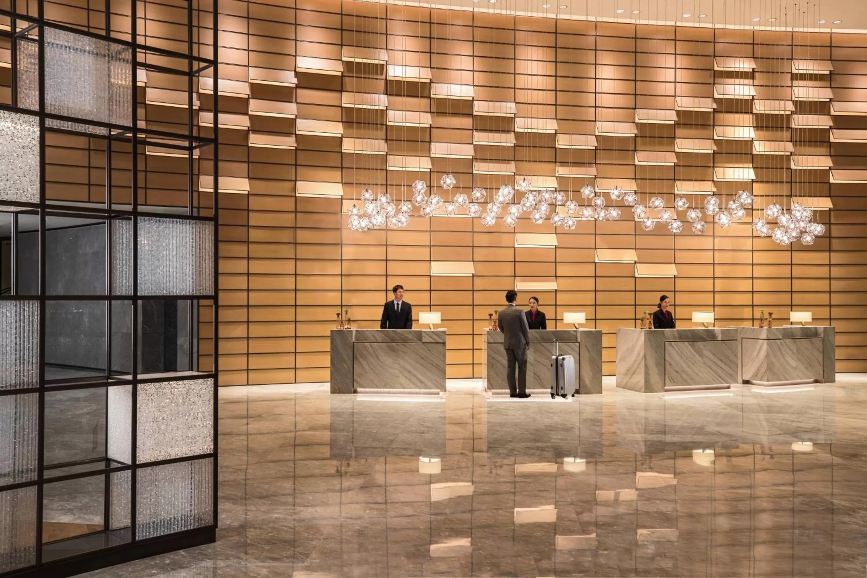 Lobby or reception in Suzhou Marriott Hotel Taihu Lake