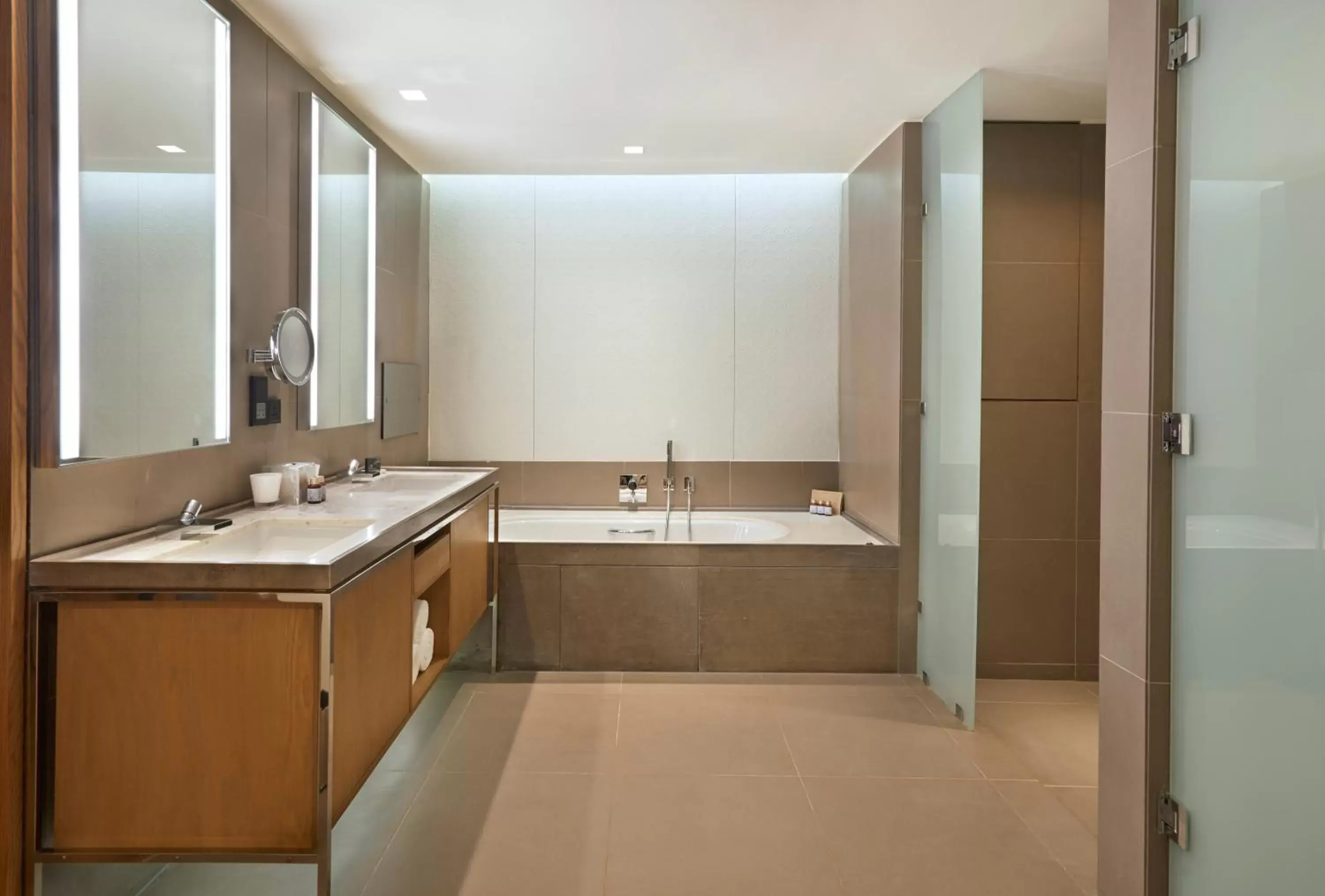 Bathroom, Kitchen/Kitchenette in Andaz Delhi Aerocity- Concept by Hyatt