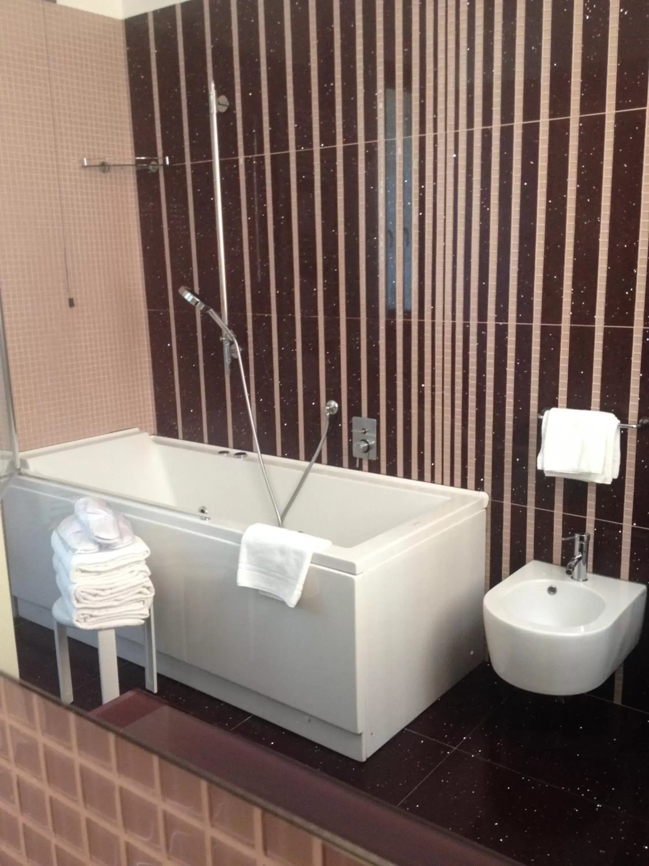 Shower, Bathroom in Hotel Ai Due Principi