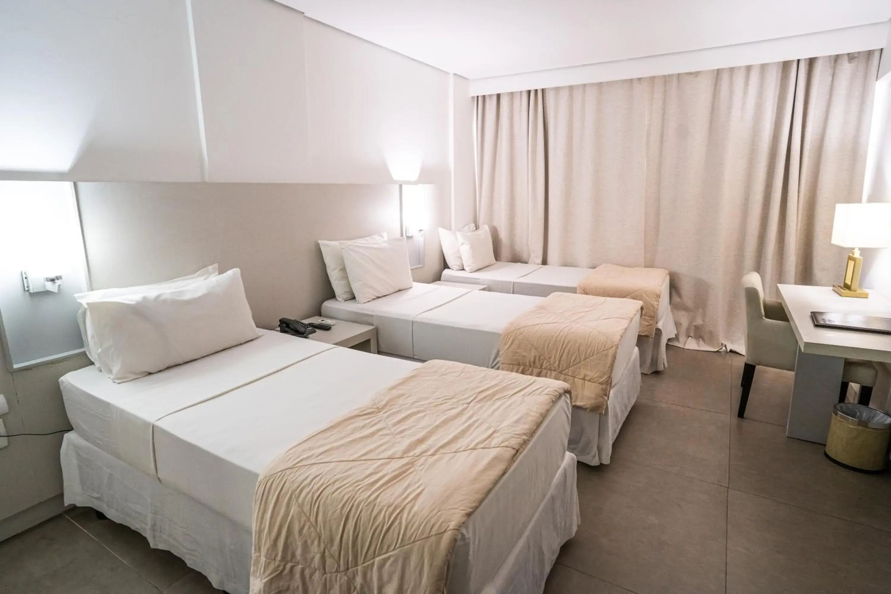 Bed in Hotel Cabo Branco Atlântico