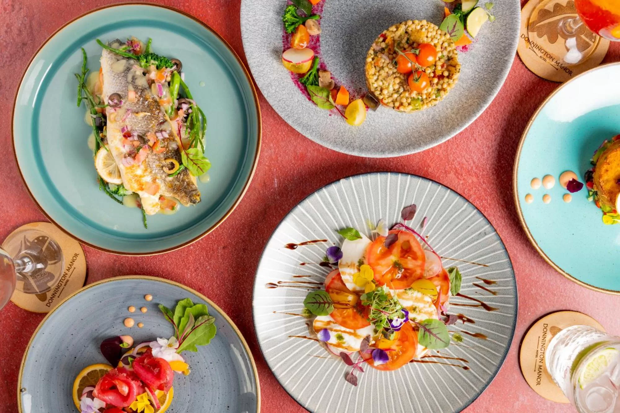 Food close-up in Donnington Manor Hotel