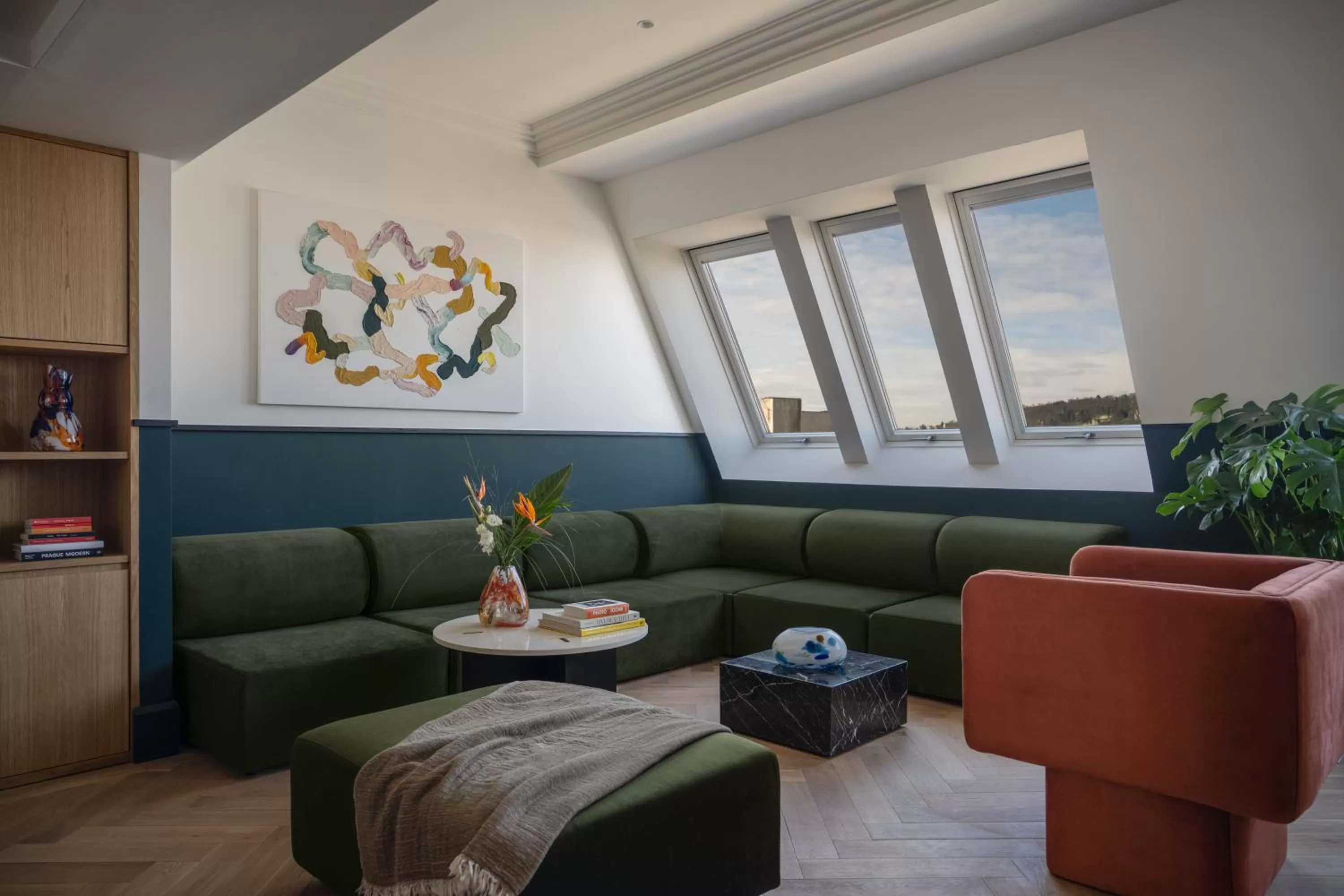 Seating area in Almanac X Alcron Prague