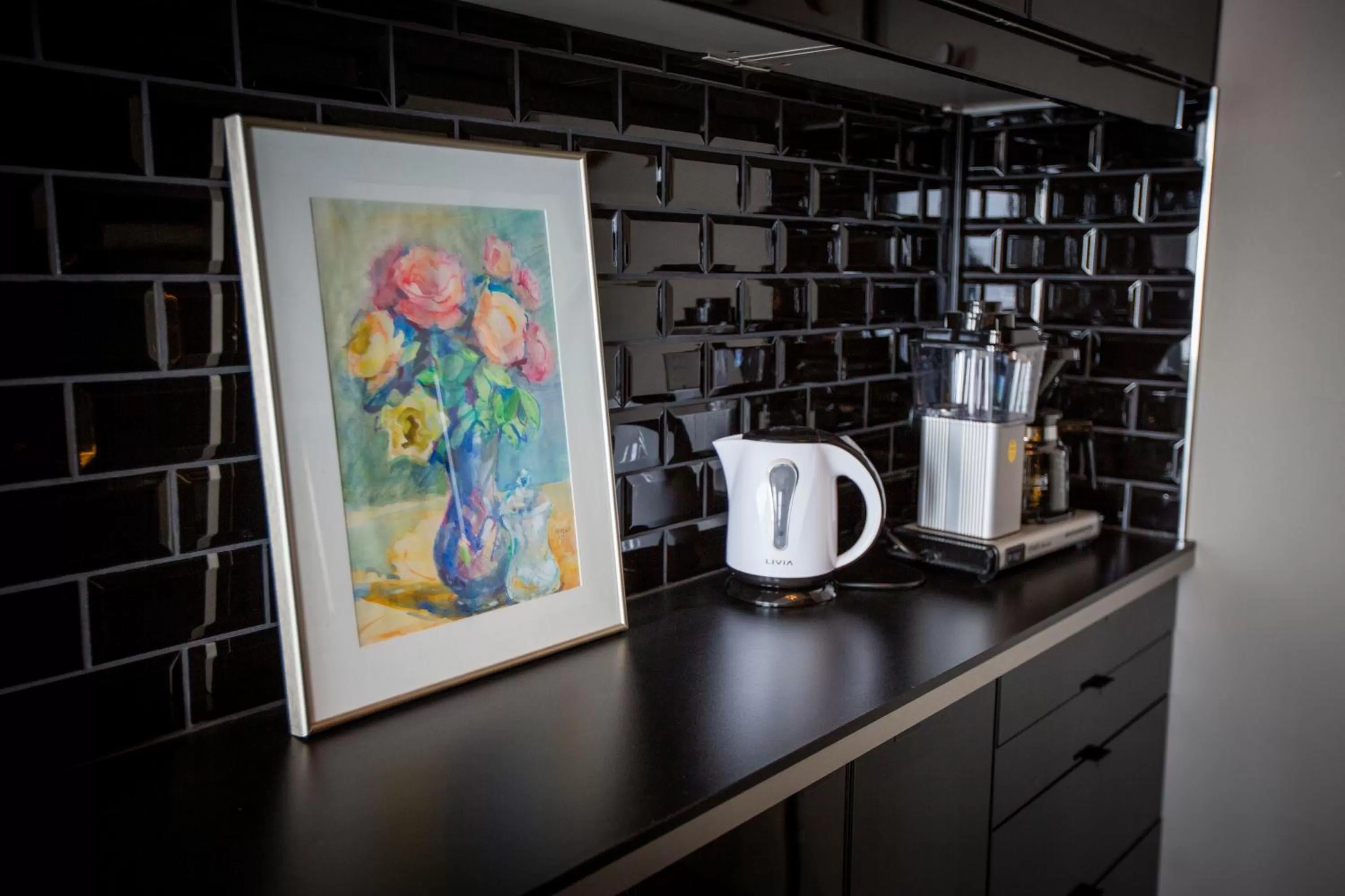 Coffee/tea facilities in Hotelli Olof