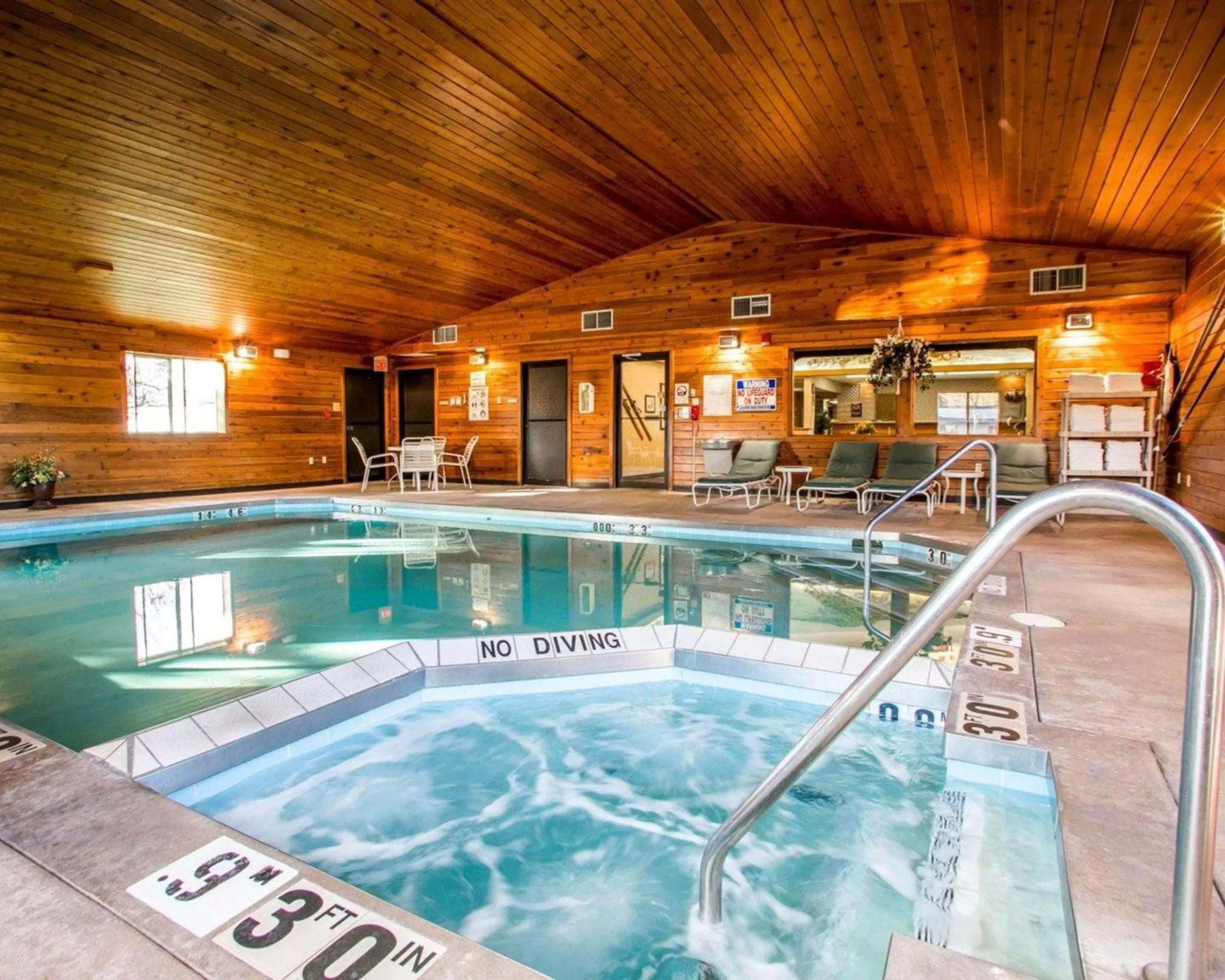 On site in Quality Inn Ironwood