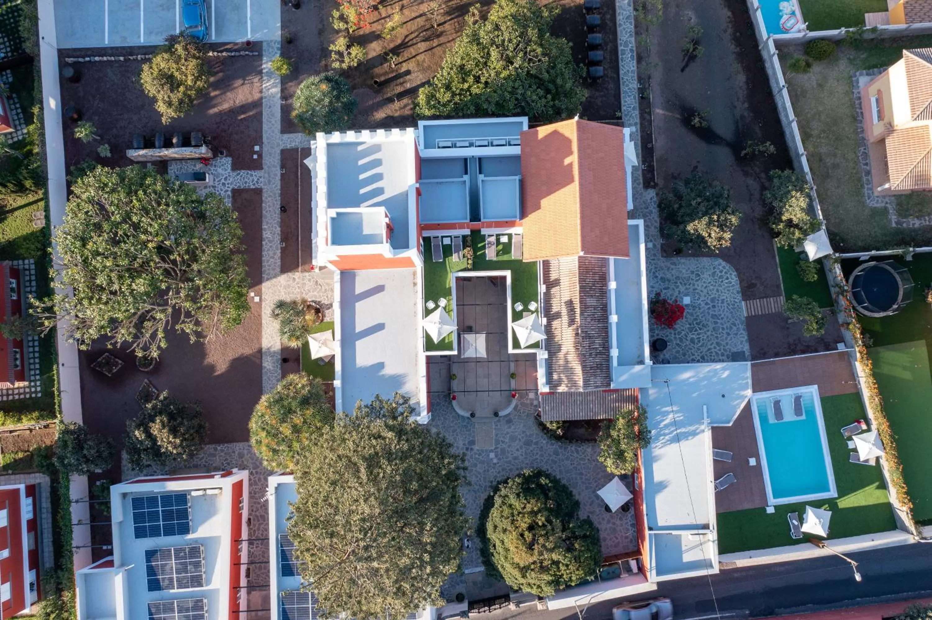 Bird's eye view in Albor Suites