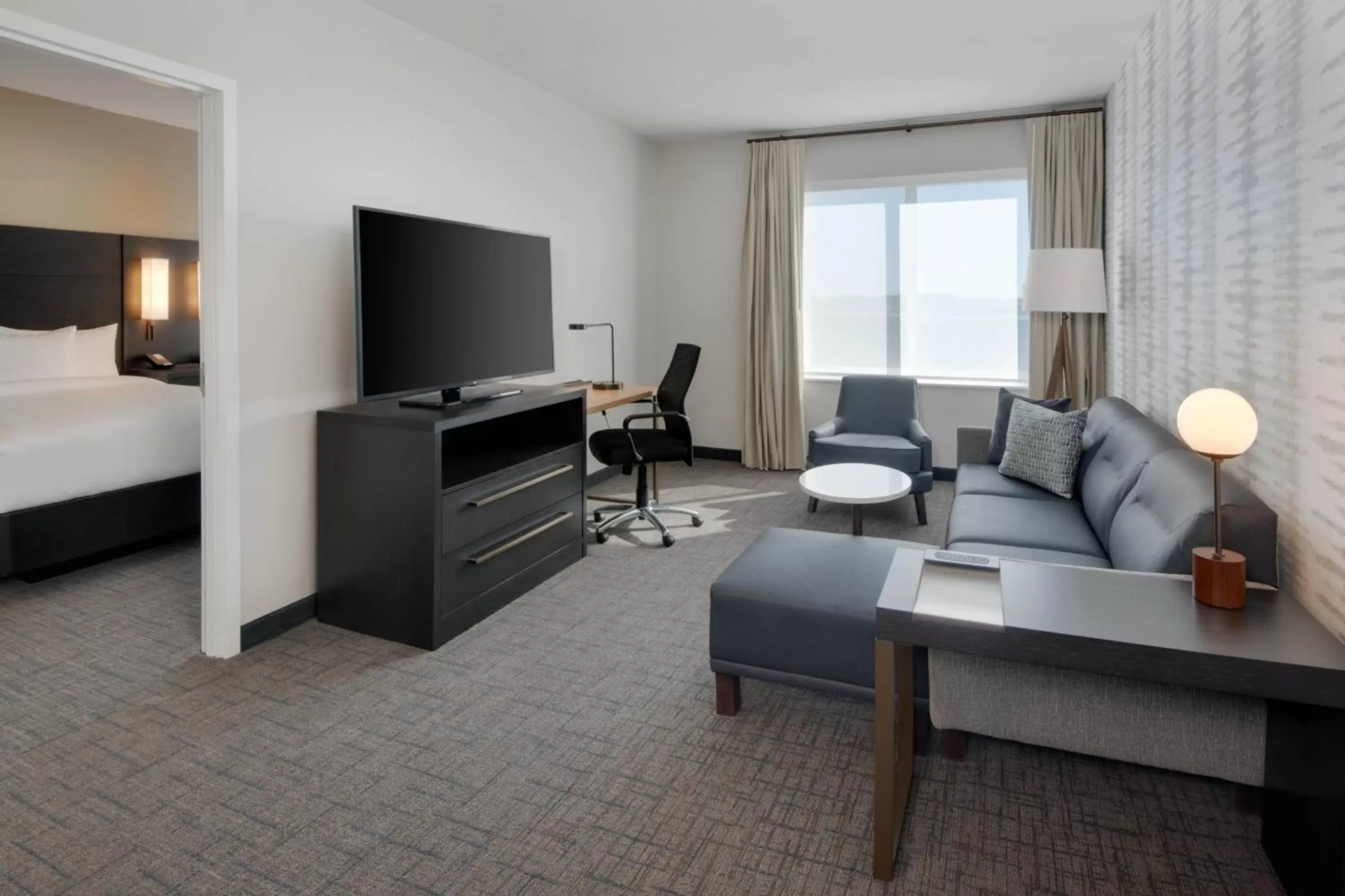 Living room, Seating Area in Residence Inn By Marriott Indianapolis Keystone