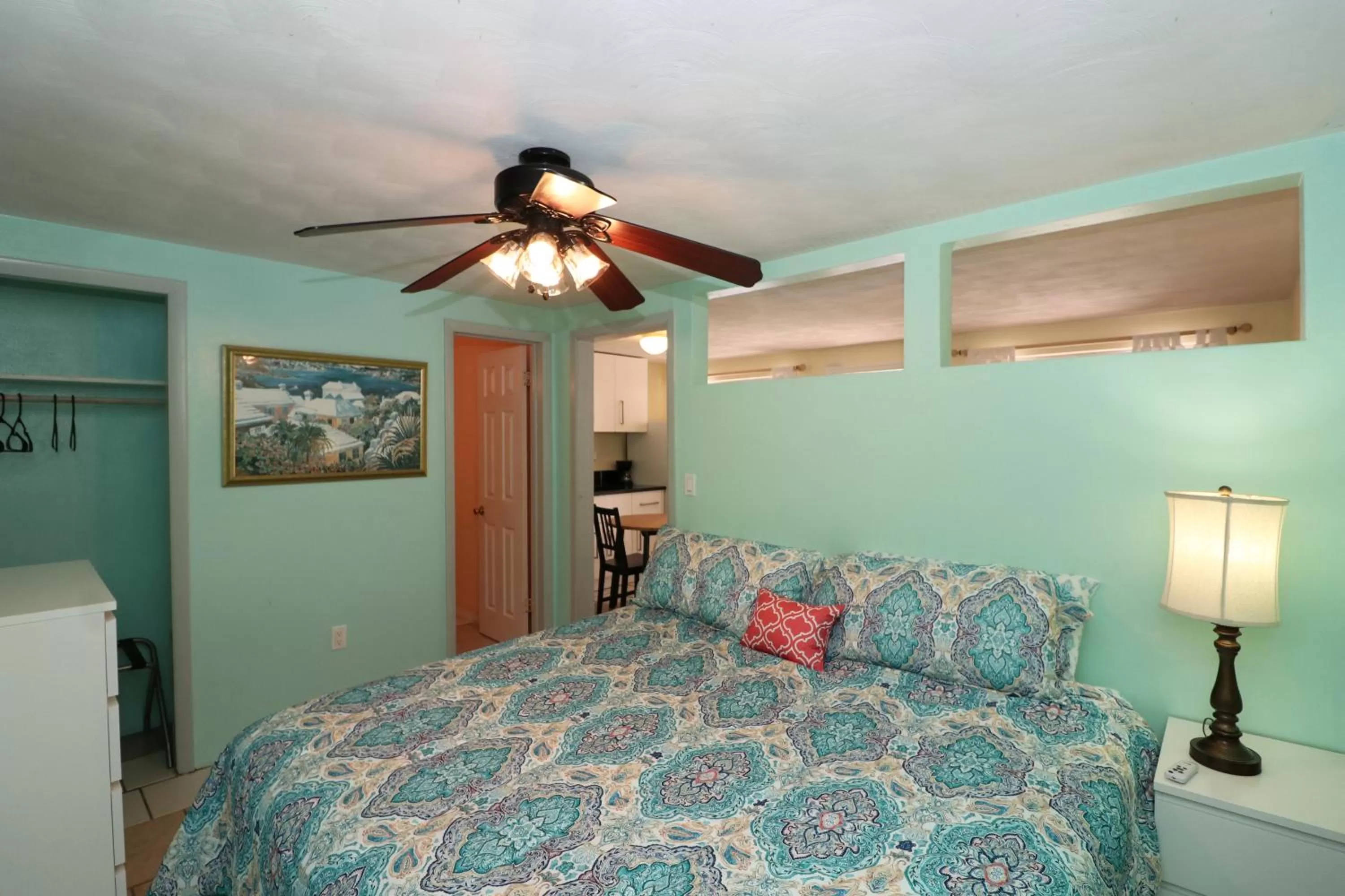 Bed in Grove City Motel