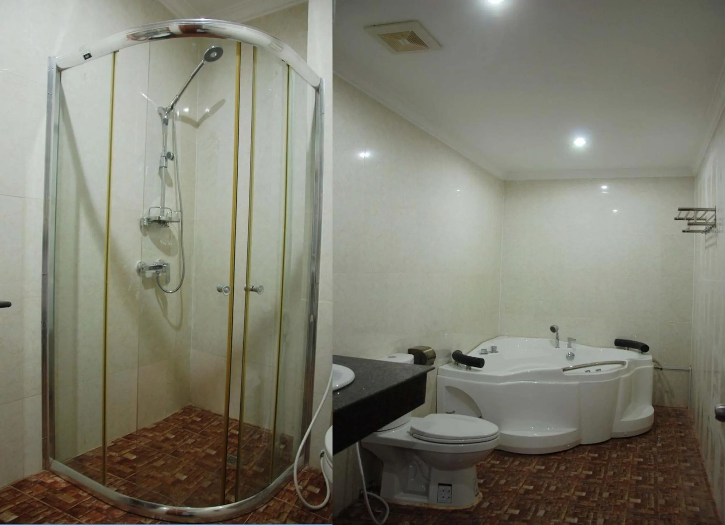 Bathroom in Emerald BB Battambang Hotel
