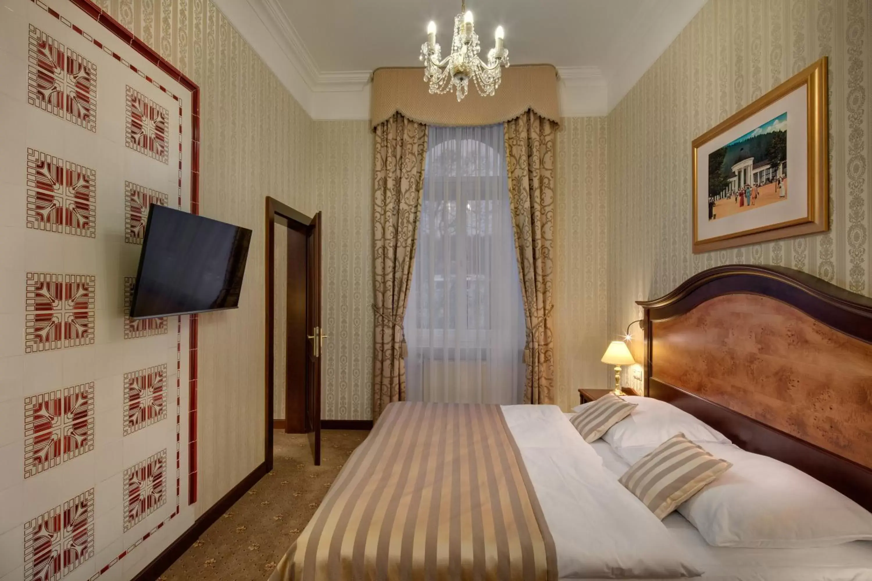 Bedroom, Bed in Ensana Nové Lázně