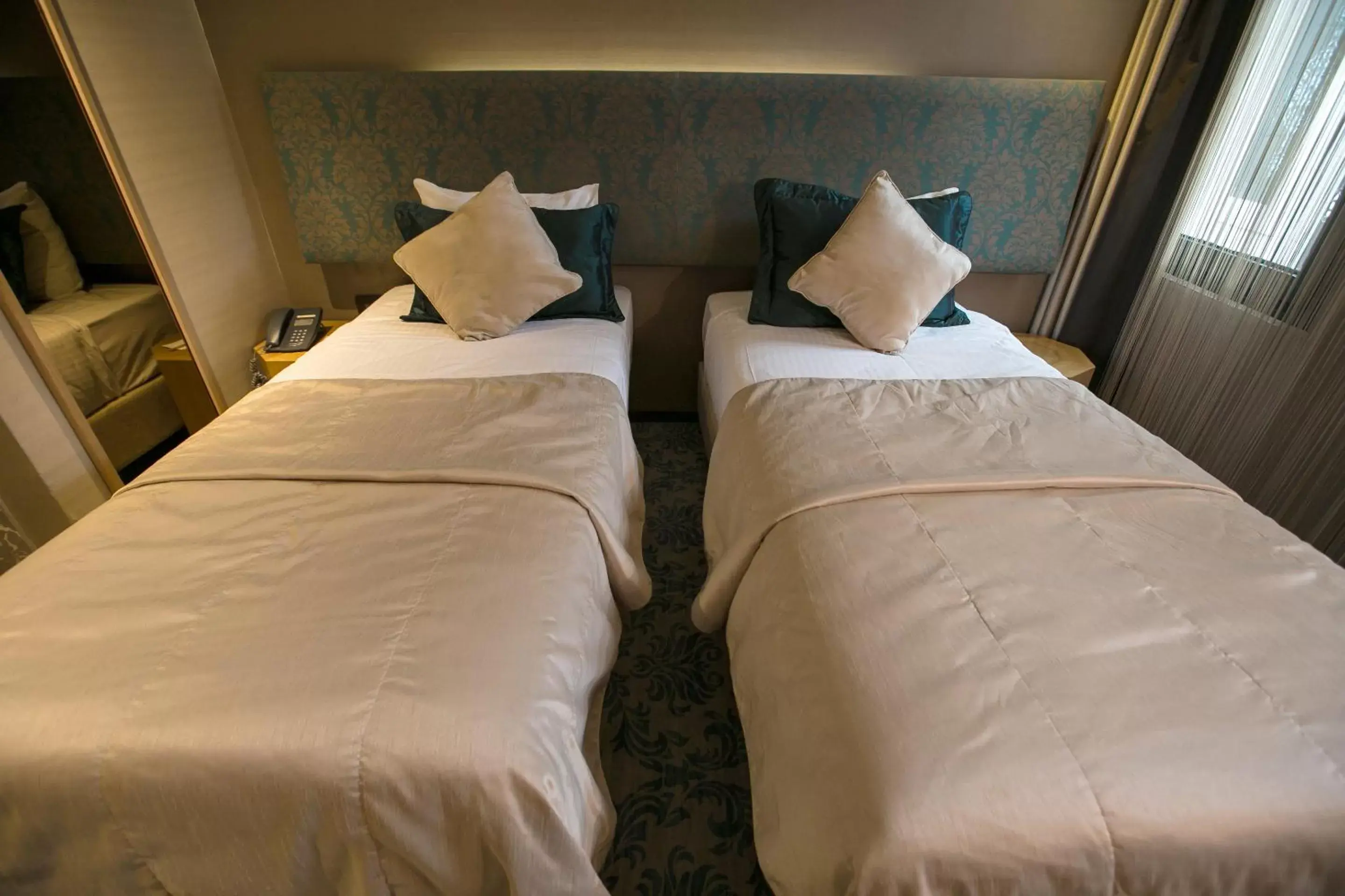 Bed in Pera Tulip Hotel