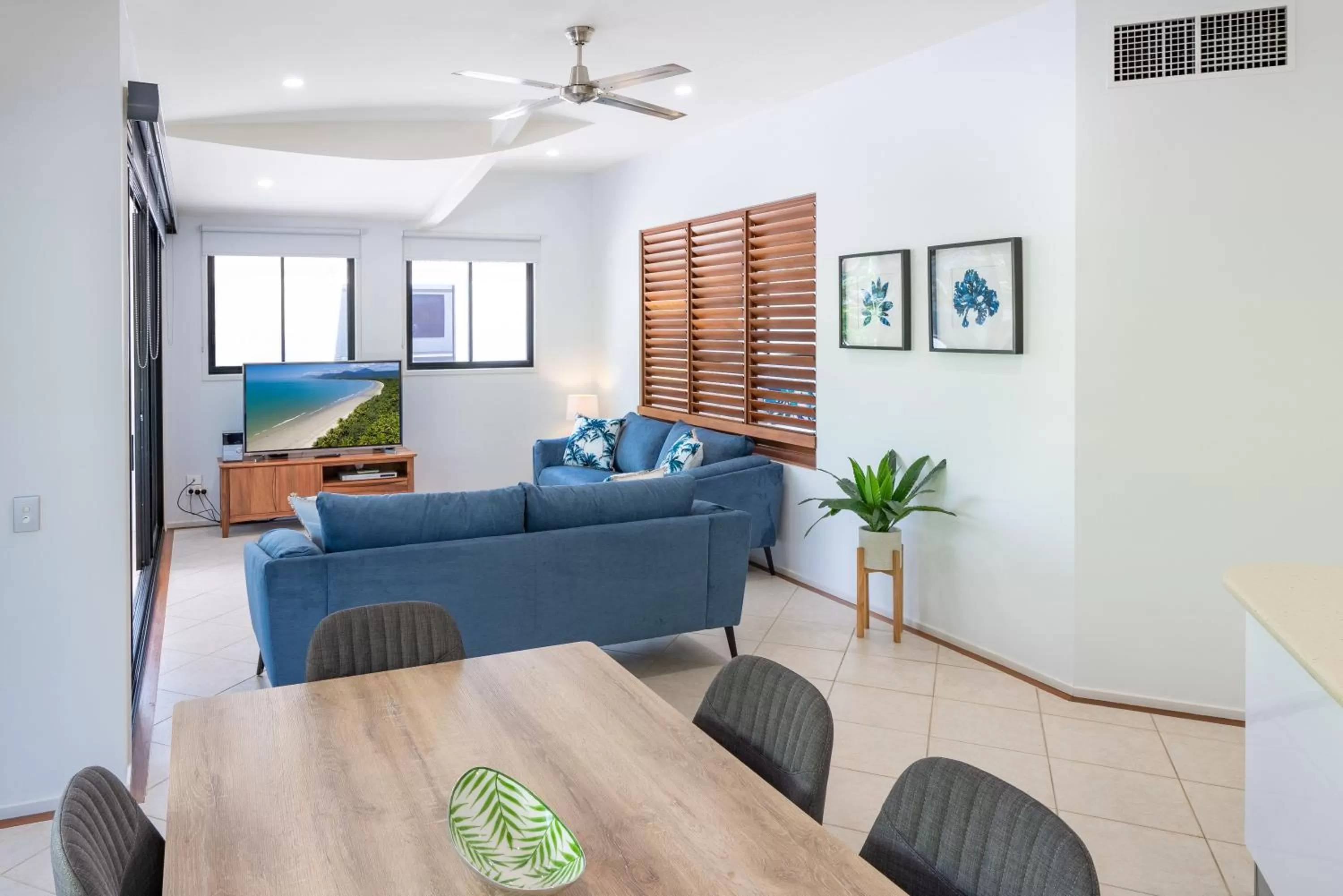 Living room in Saltwater Luxury Apartments