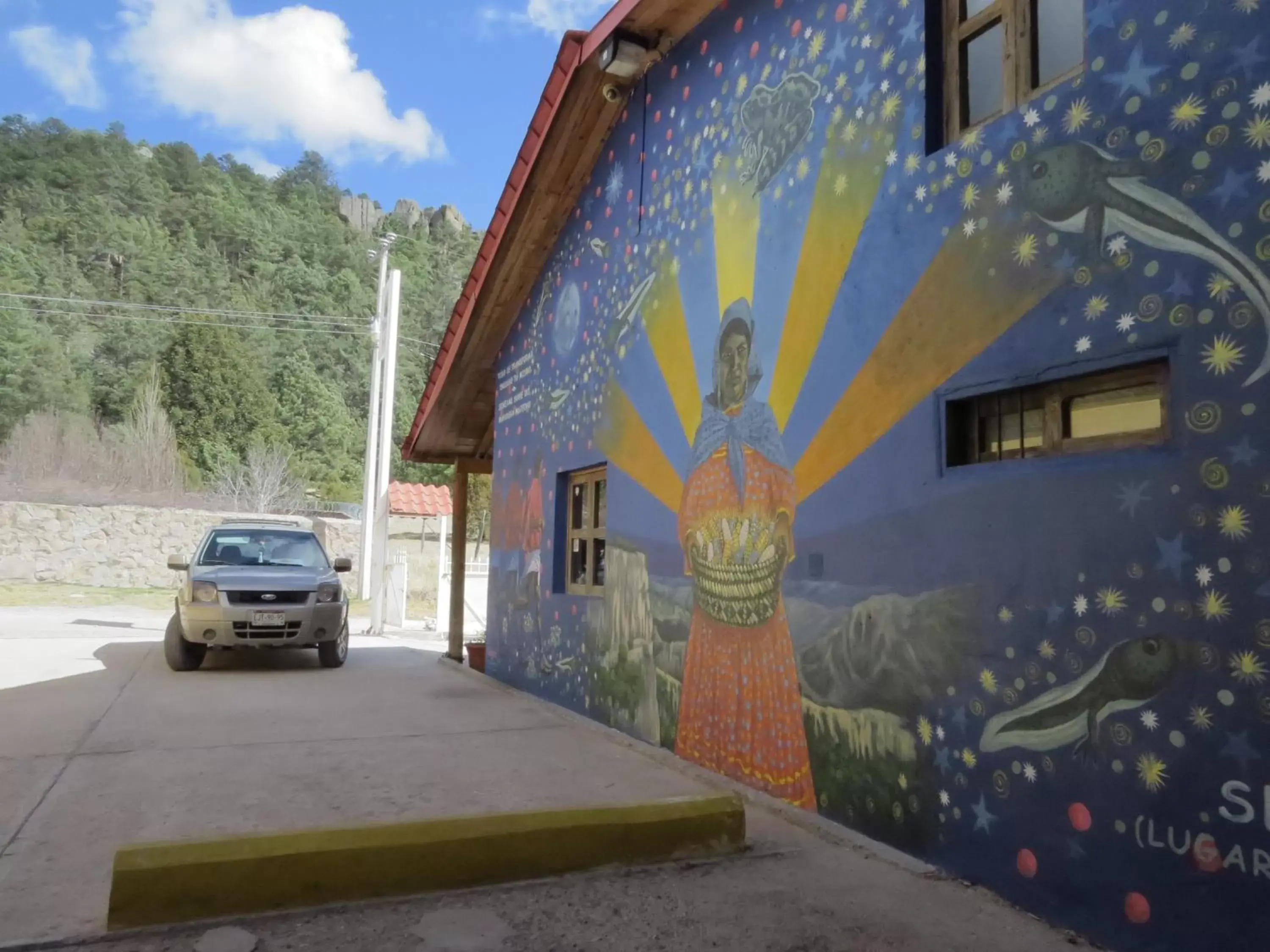 Facade/entrance, Property Building in Hotel Ecológico Temazcal