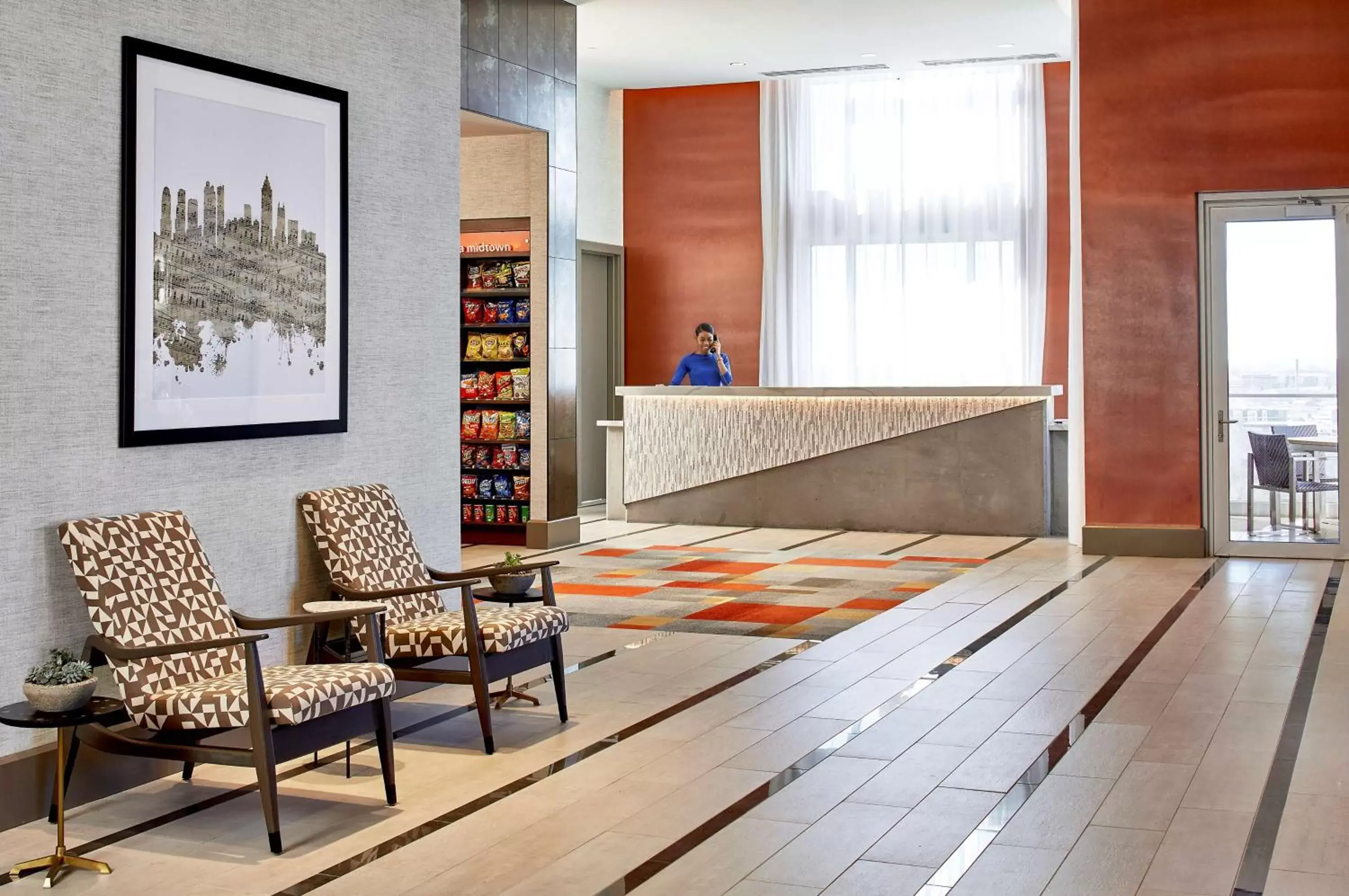 Lobby or reception, Lobby/Reception in Hampton Inn & Suites Atlanta-Midtown, Ga