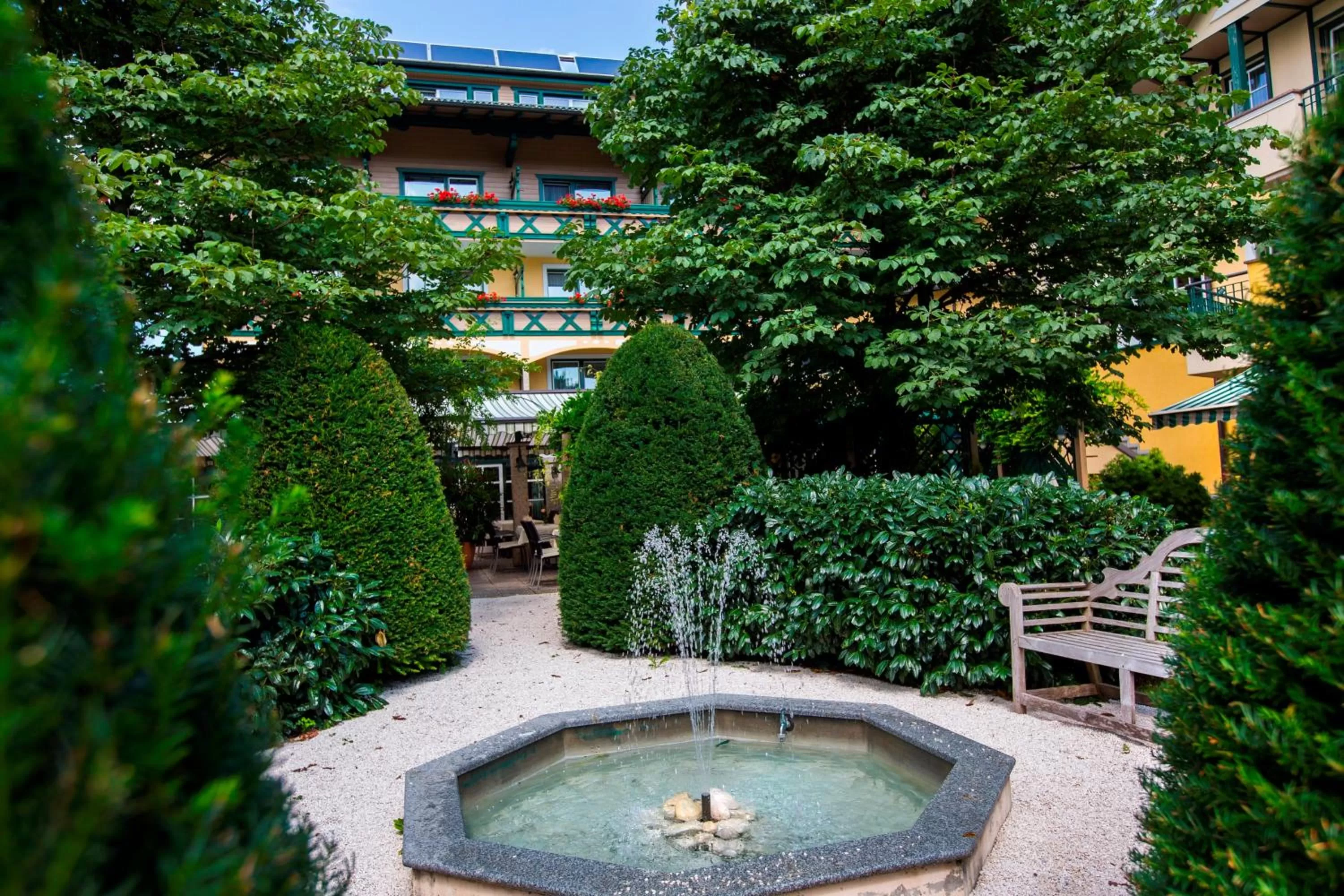 Garden in Hotel Hubertushof