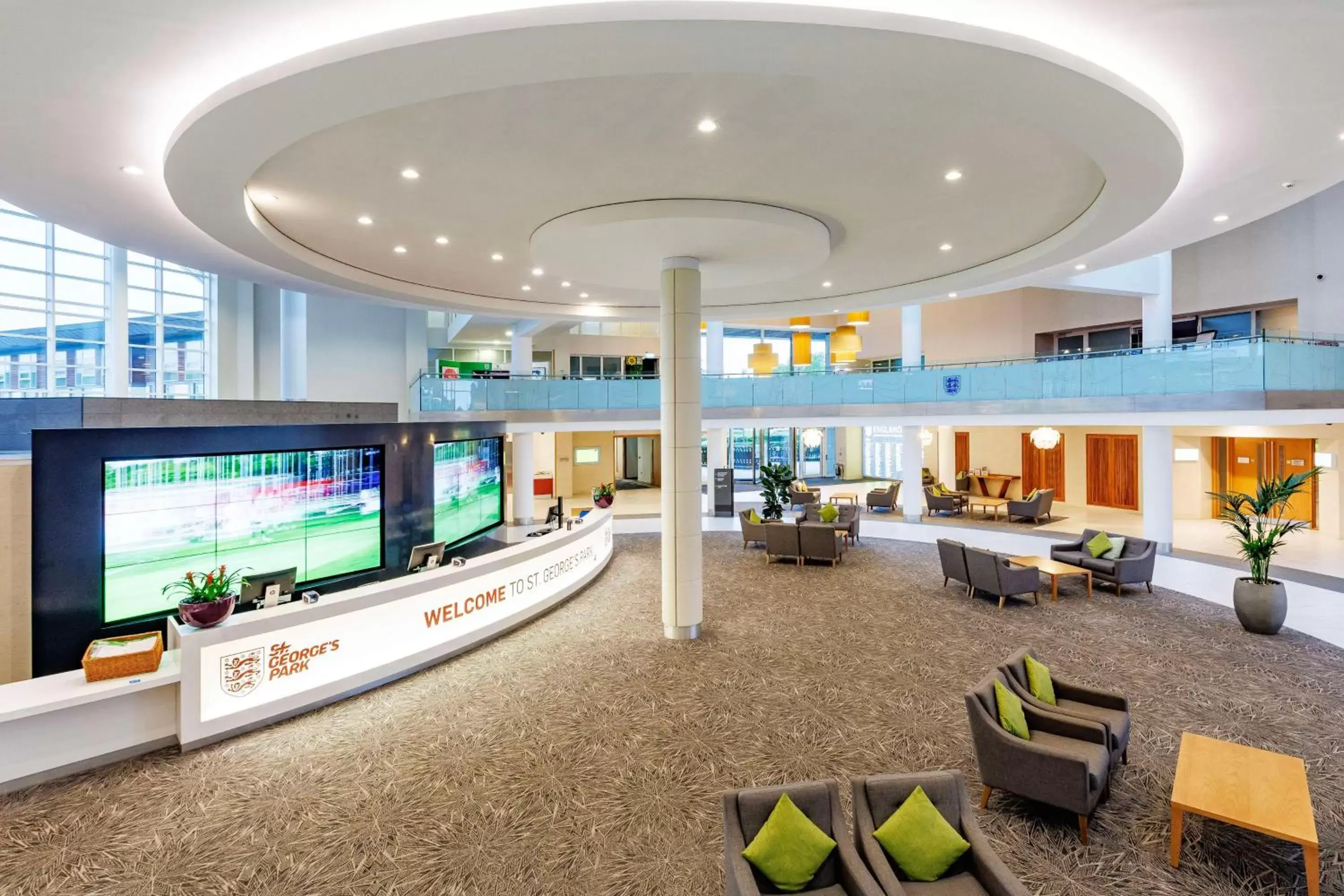 Lobby or reception in Hilton At St Georges Park
