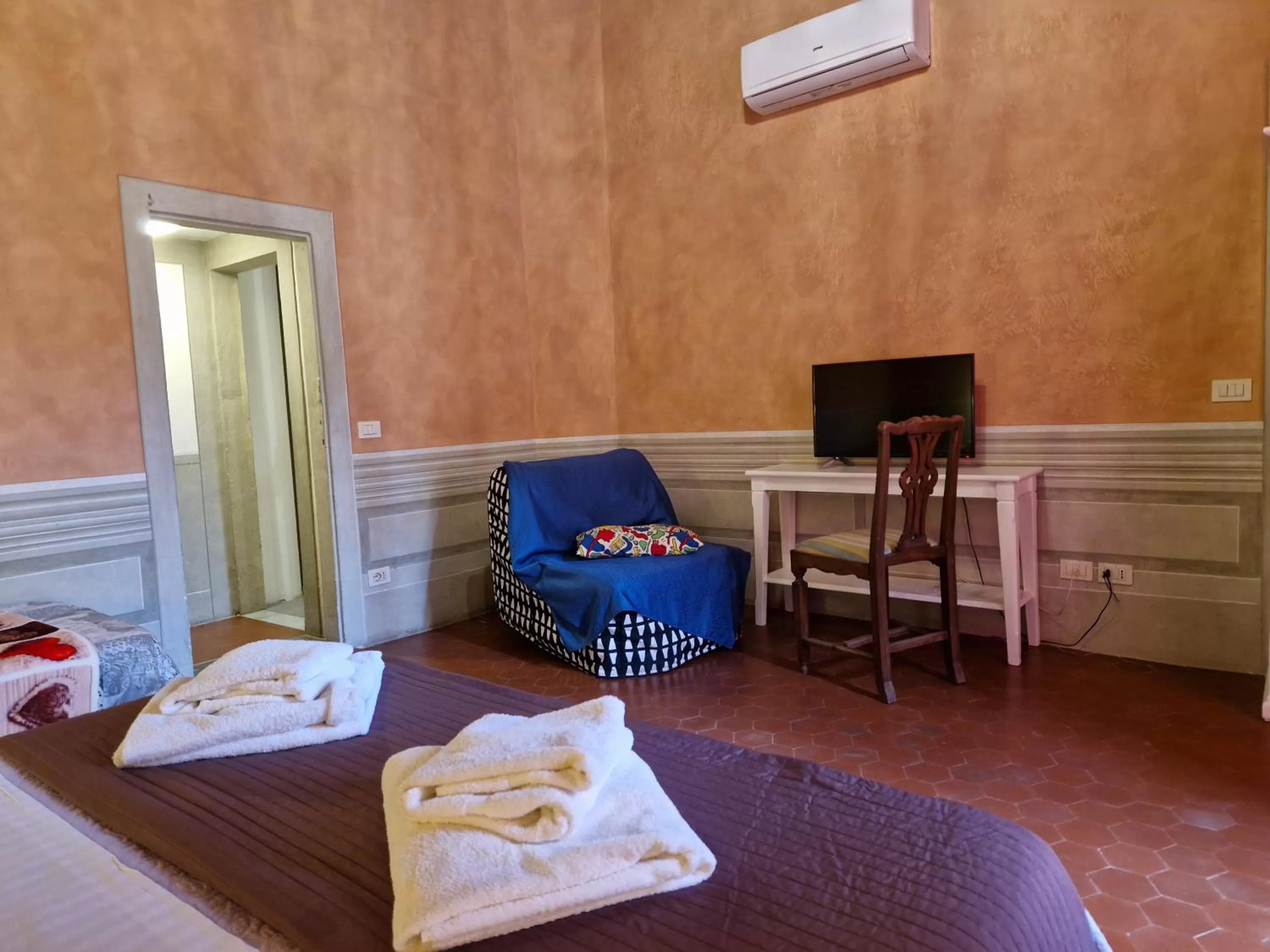 Seating area, Bed in B&B i Rinascimenti