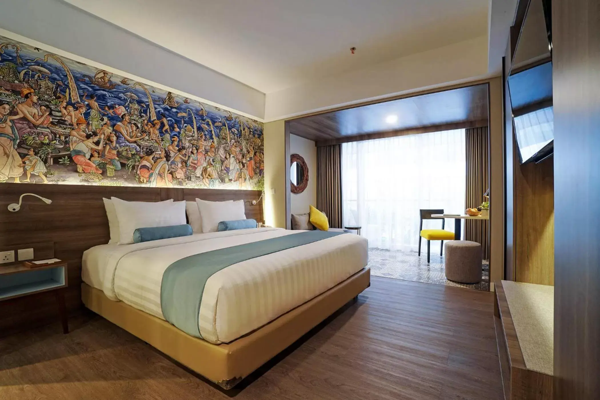 Bed in Wyndham Garden Kuta Beach Bali