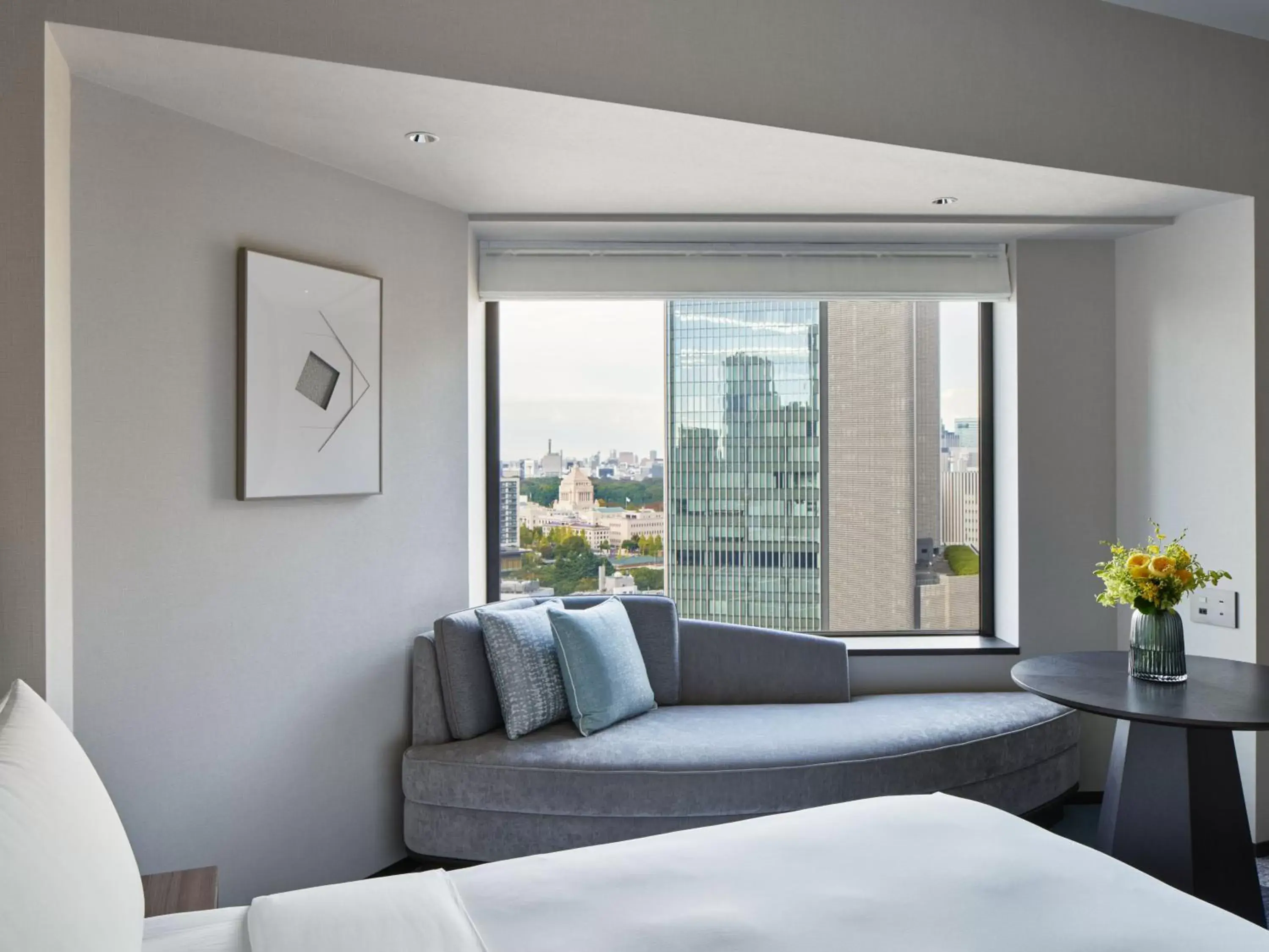 View (from property/room), Bed in ANA InterContinental Tokyo by IHG View (from property/room), Bed in ANA InterContinental Tokyo by IHG