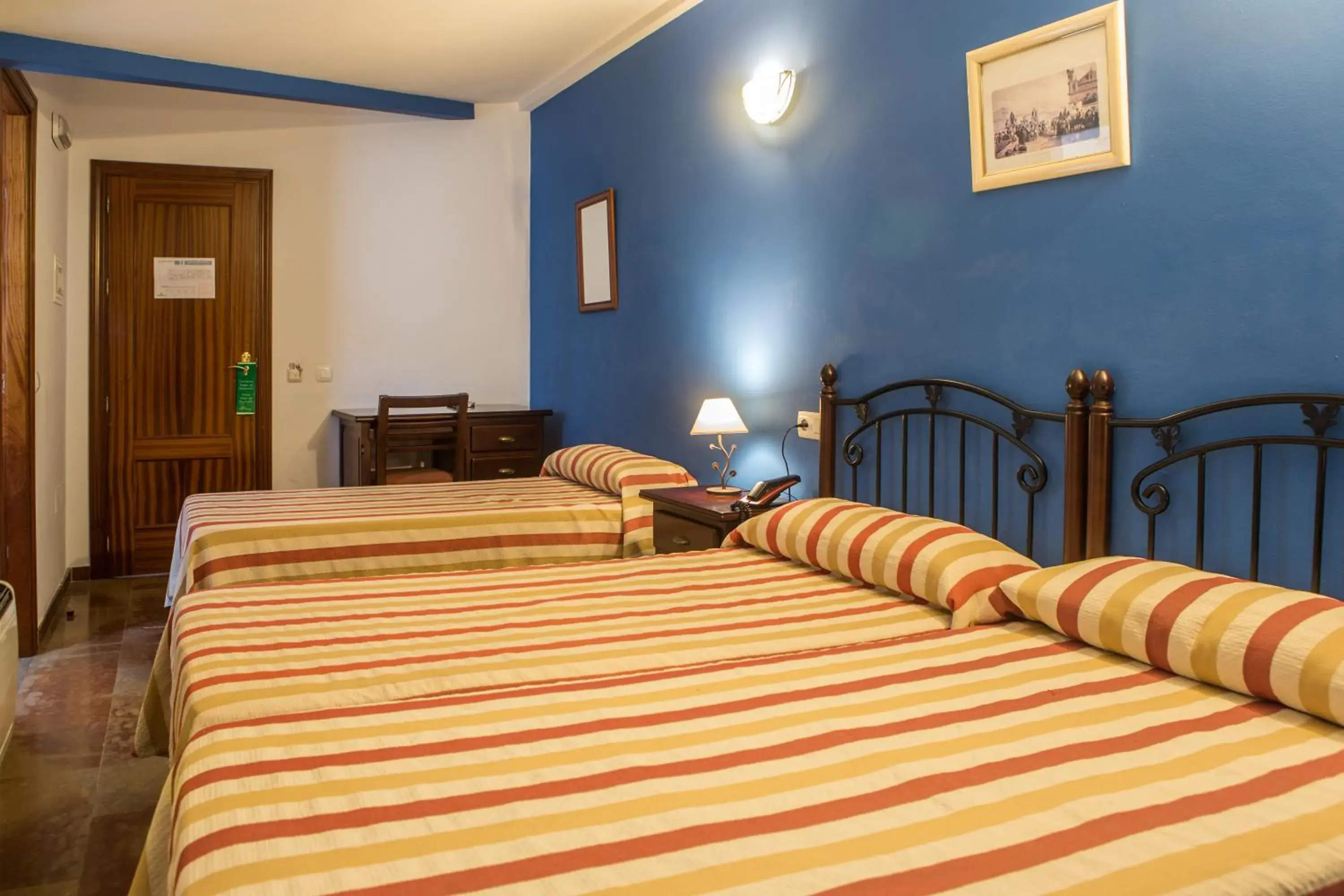 Property building, Bed in Hostal San Cayetano
