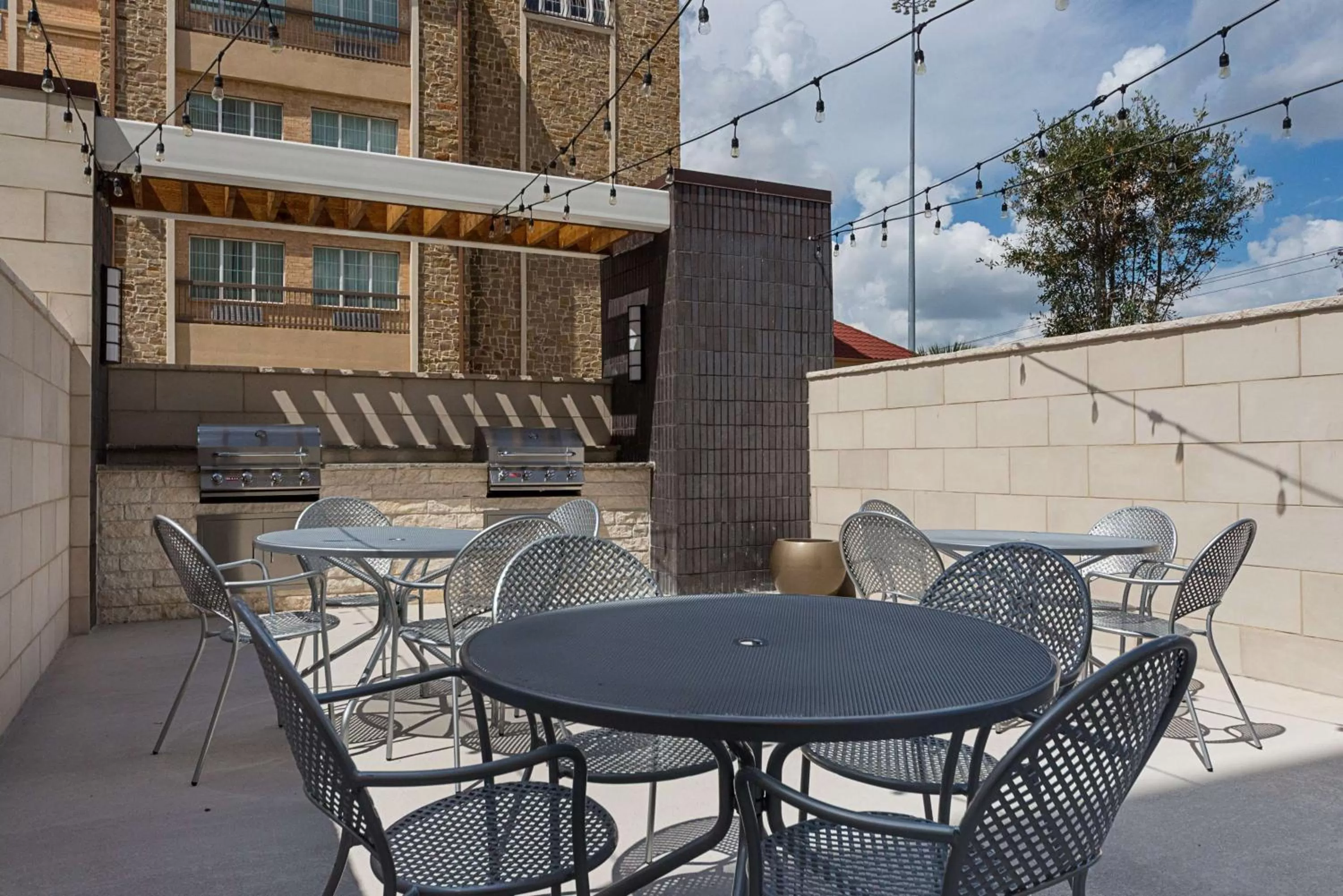 Patio in Home2 Suites By Hilton Dallas Grand Prairie