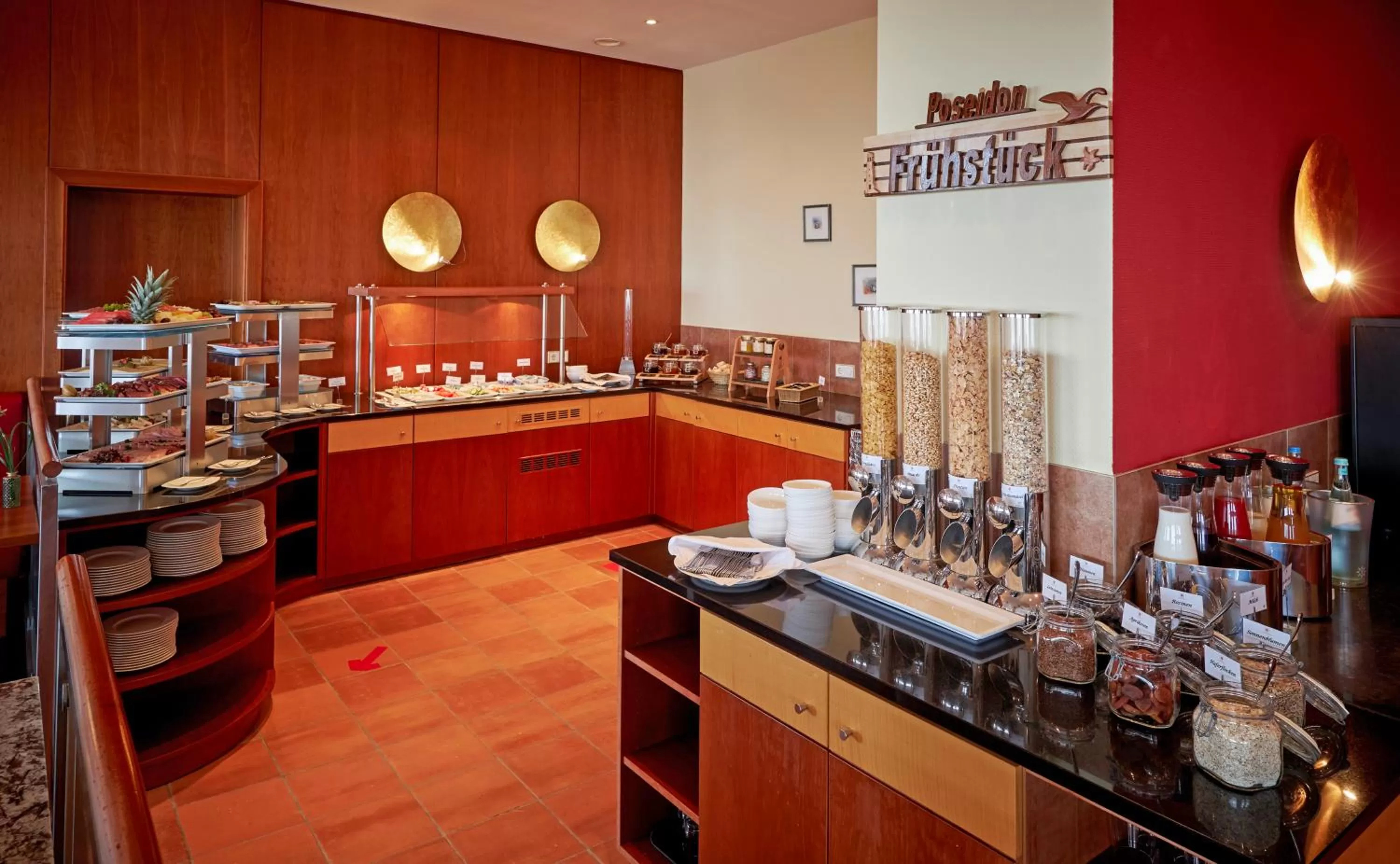 Buffet breakfast in Strandhotel VierJahresZeiten