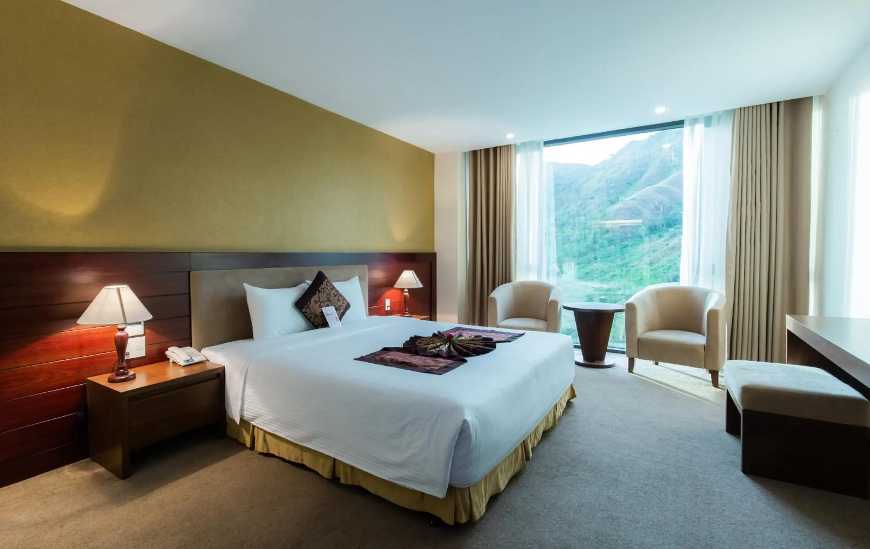 Mountain view in Muong Thanh Grand Nha Trang Hotel