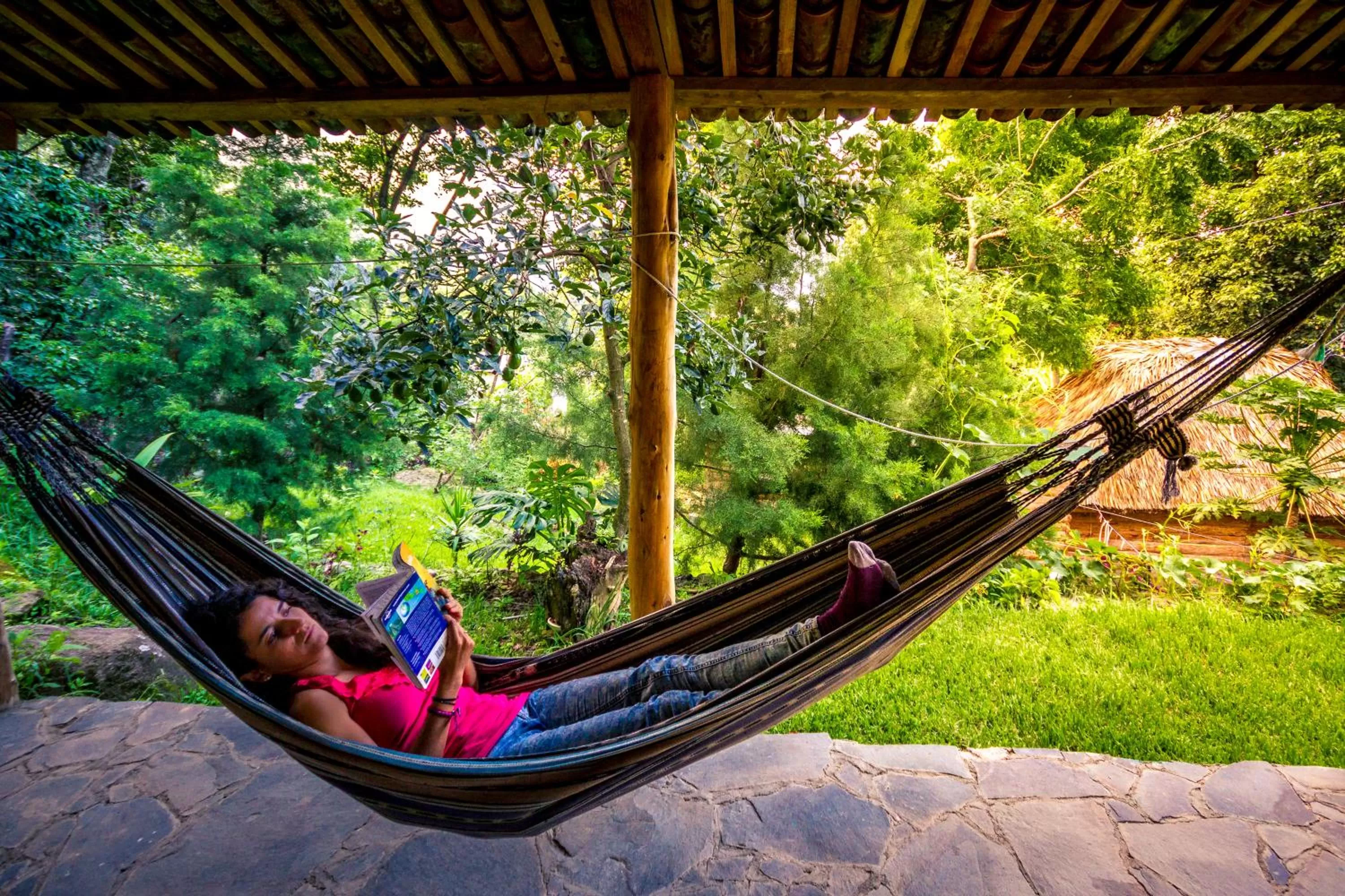 Garden in Eco-Hotel Mayachik