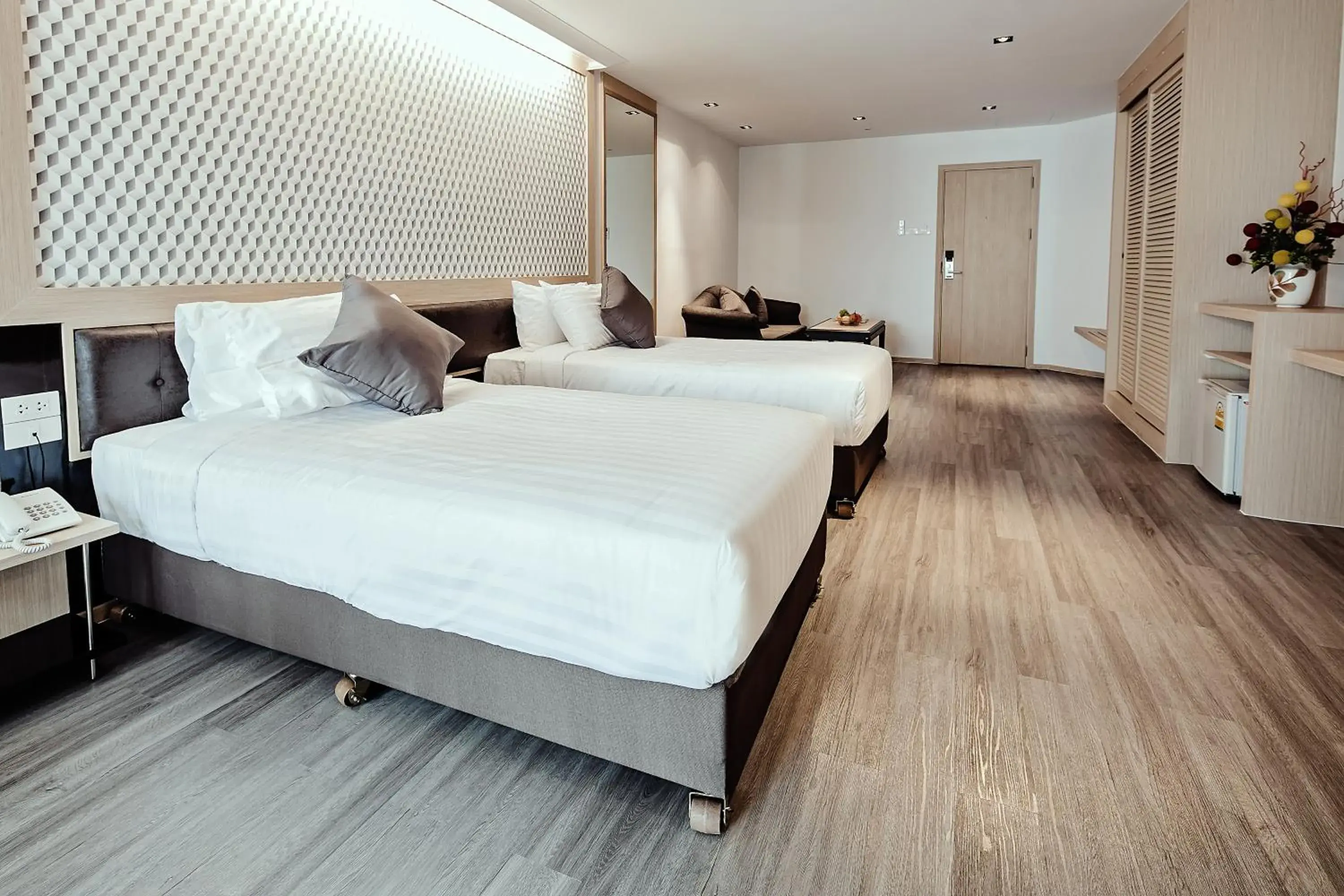 Bedroom, Bed in Three Sukhumvit Hotel (SHA Extra Plus)