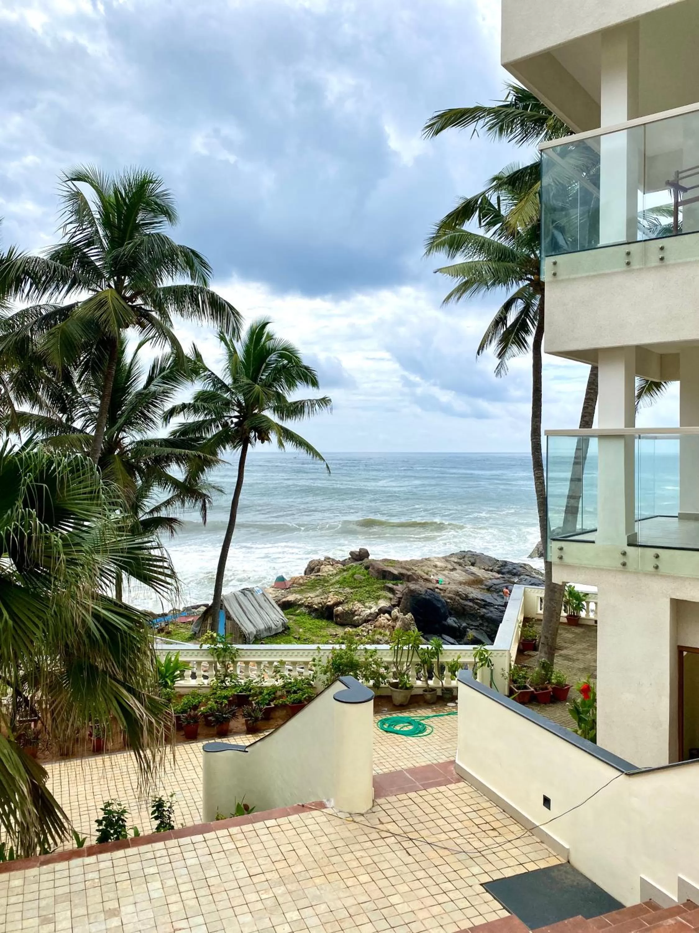 Sea view in Rockholm at the Light House Beach