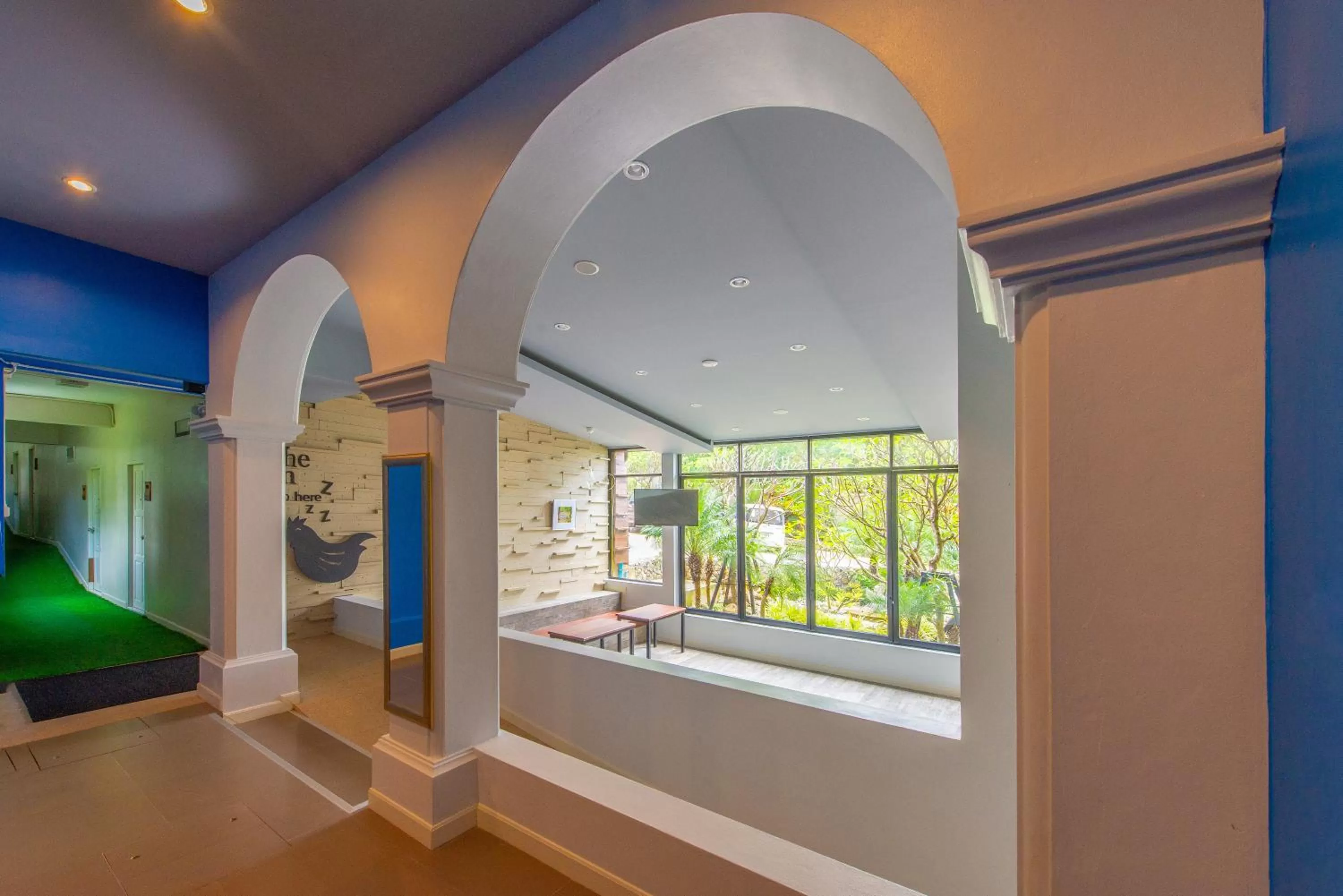 Decorative detail in The Farm House Hotel Ranong