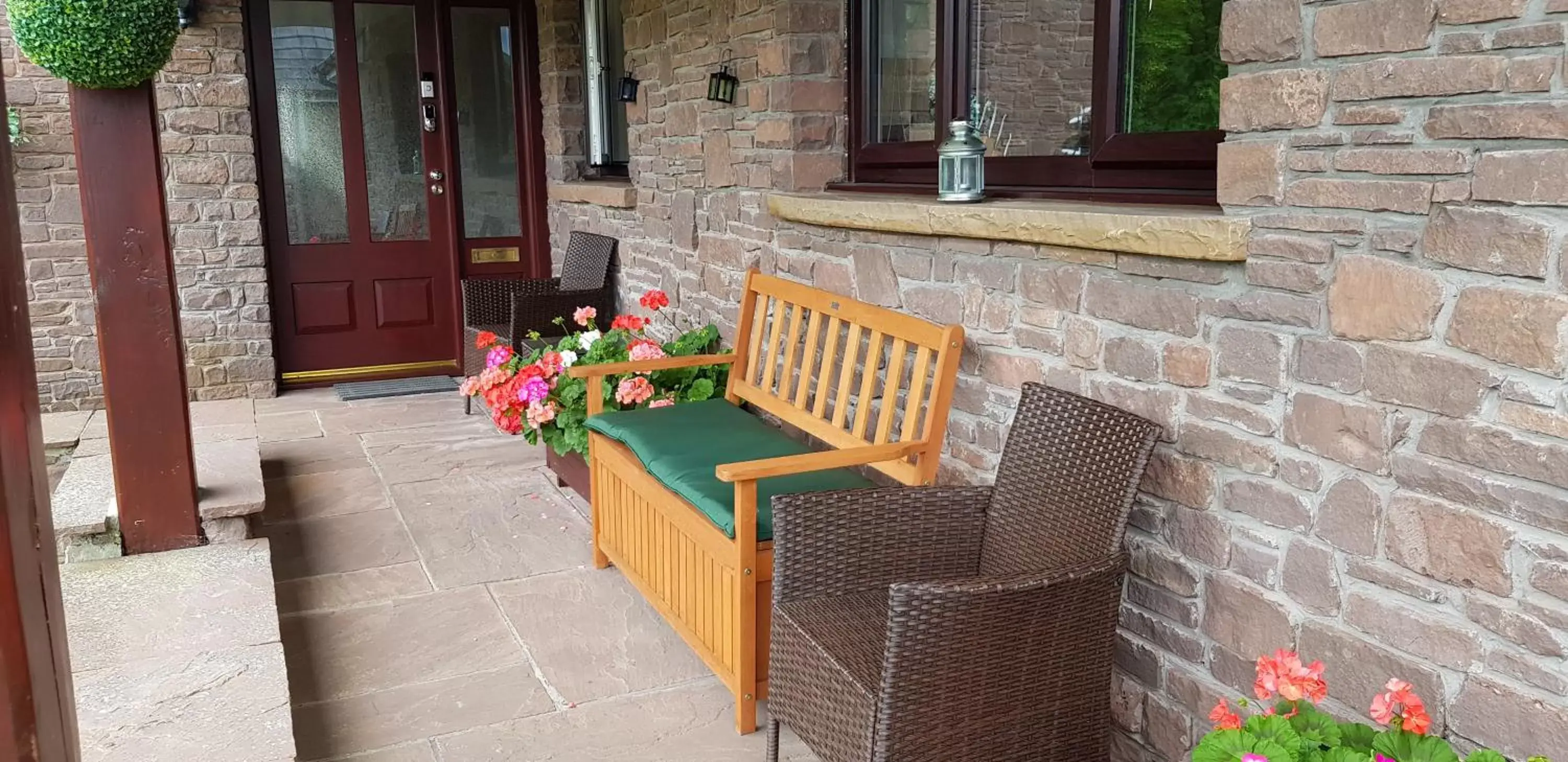 Balcony/Terrace in Mill Lodge-Brecon Beacons