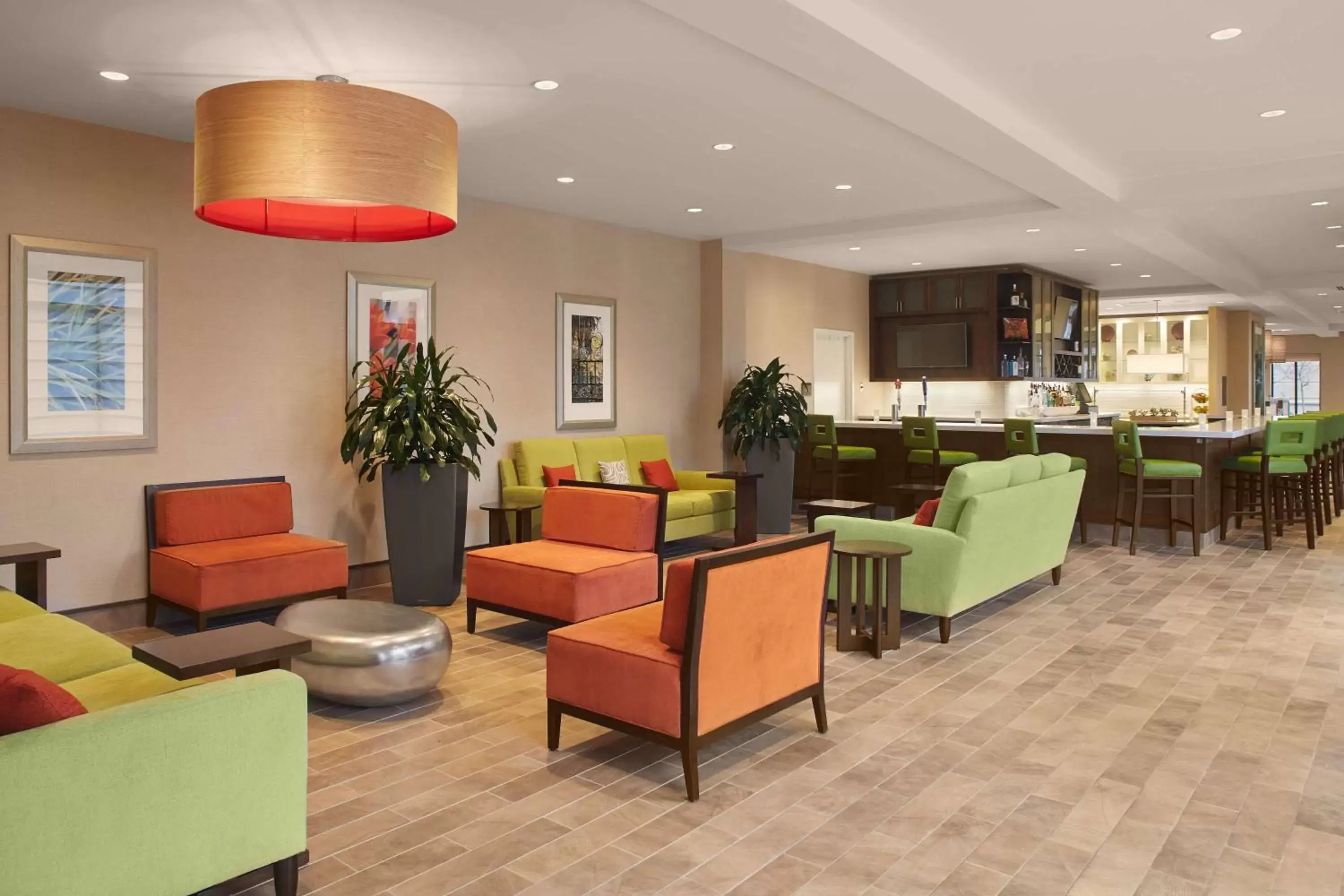 Lobby or reception in Hilton Garden Inn Akron