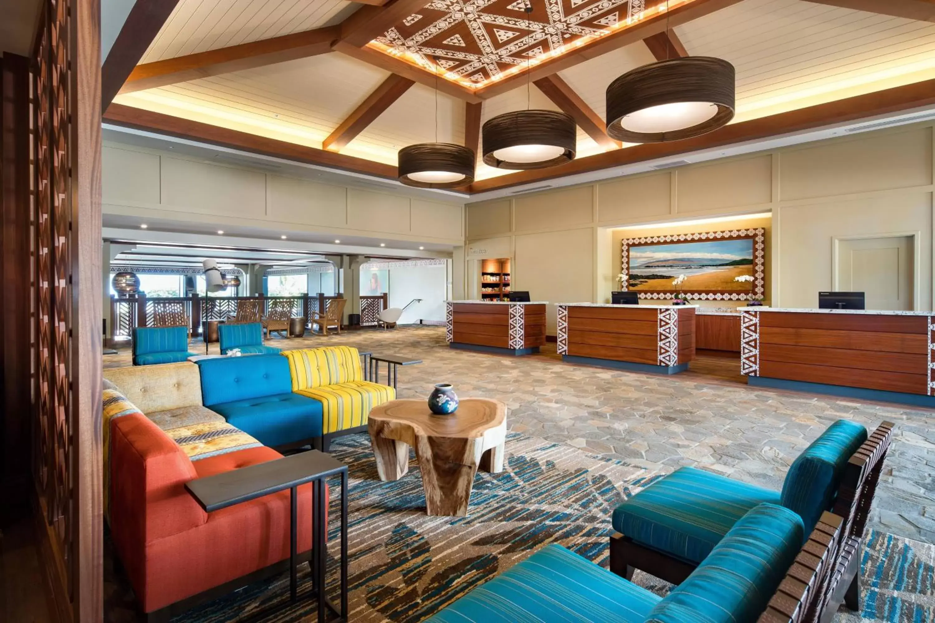 Lobby or reception in Residence Inn by Marriott Maui Wailea