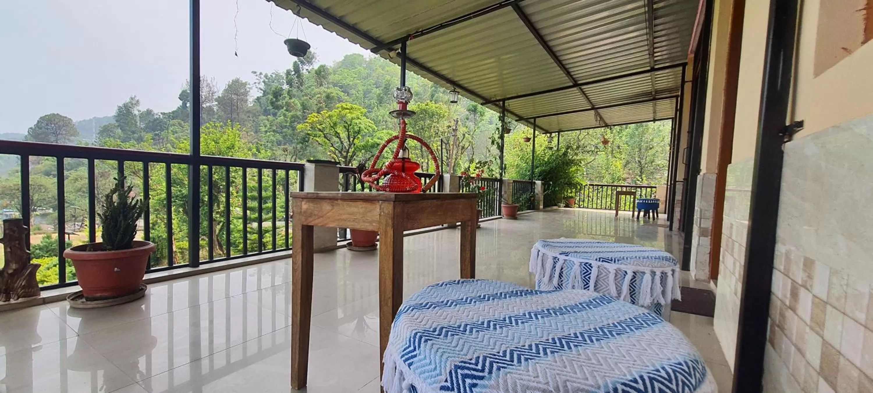 Mountain view in Karthik Resorts, Jeolikote Nainital