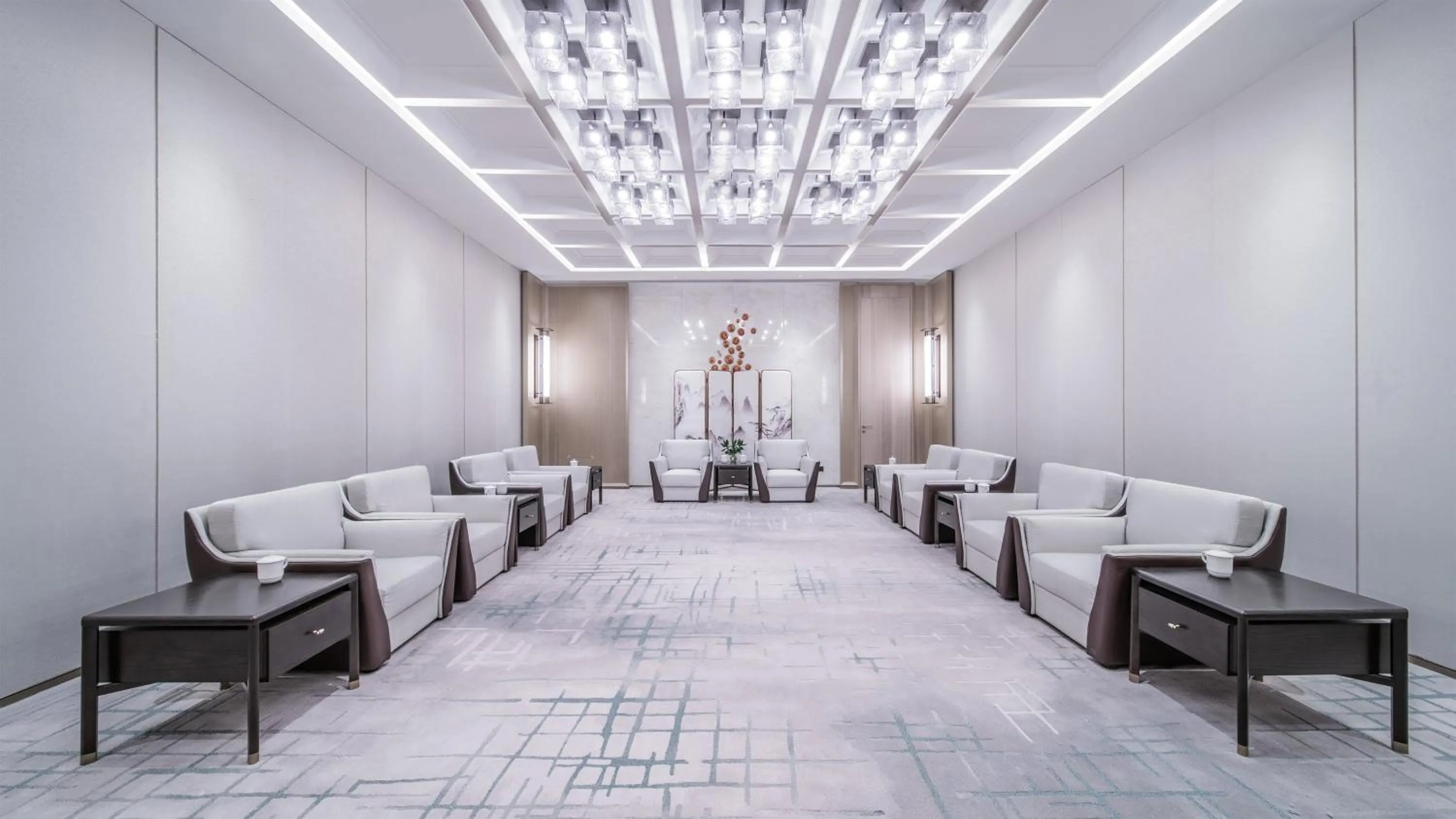 Banquet/Function facilities in HUALUXE Xi'an Chanba by IHG-西安浐灞华邑酒店-Near Xi'an International Convention Exhibition Center and Shopping mall and The Romantic show of Xi'an-Free Luggage Storage-English Service