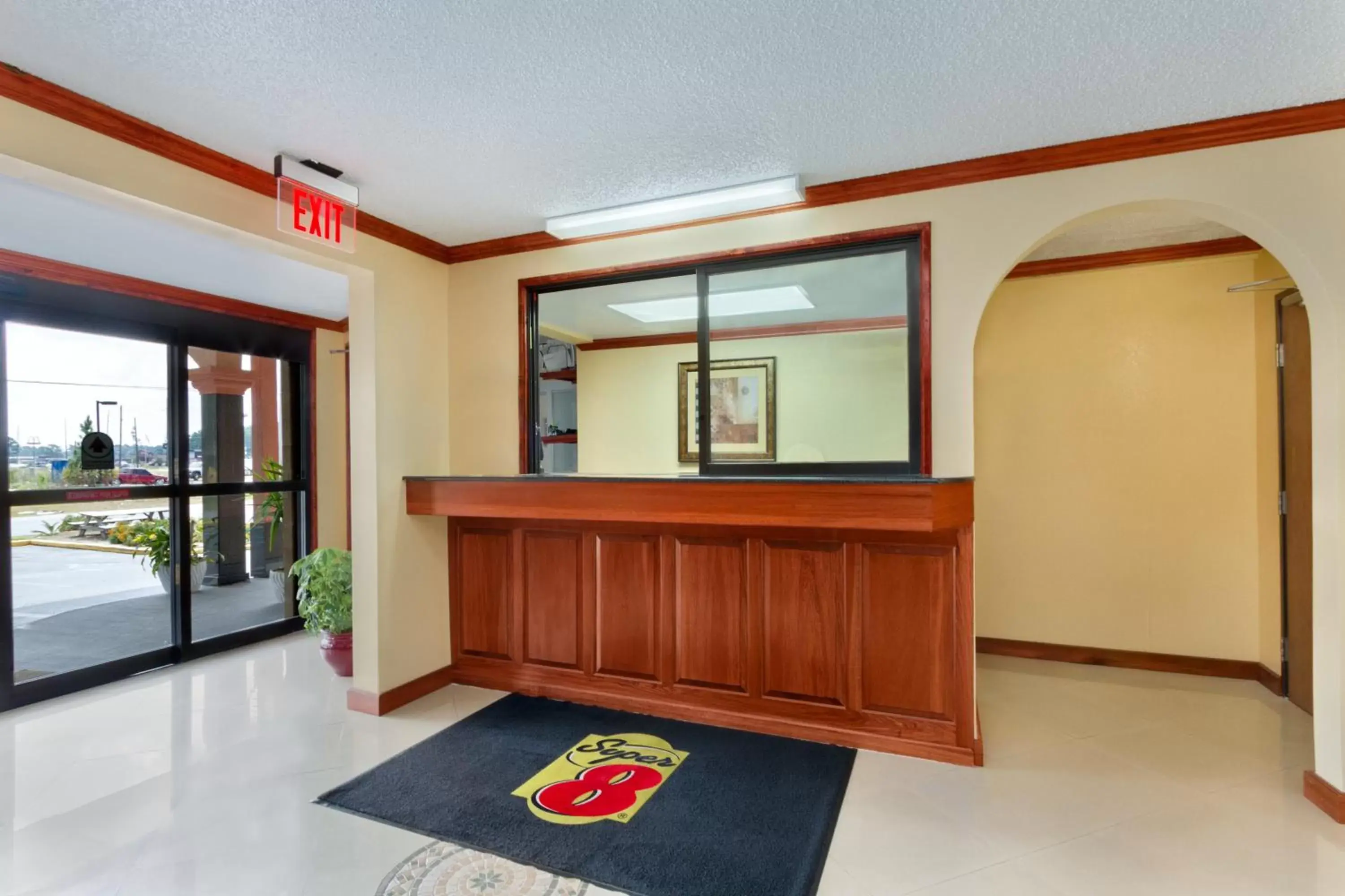 Lobby or reception in Super 8 by Wyndham Waycross GA Lobby or reception in Super 8 by Wyndham Waycross GA