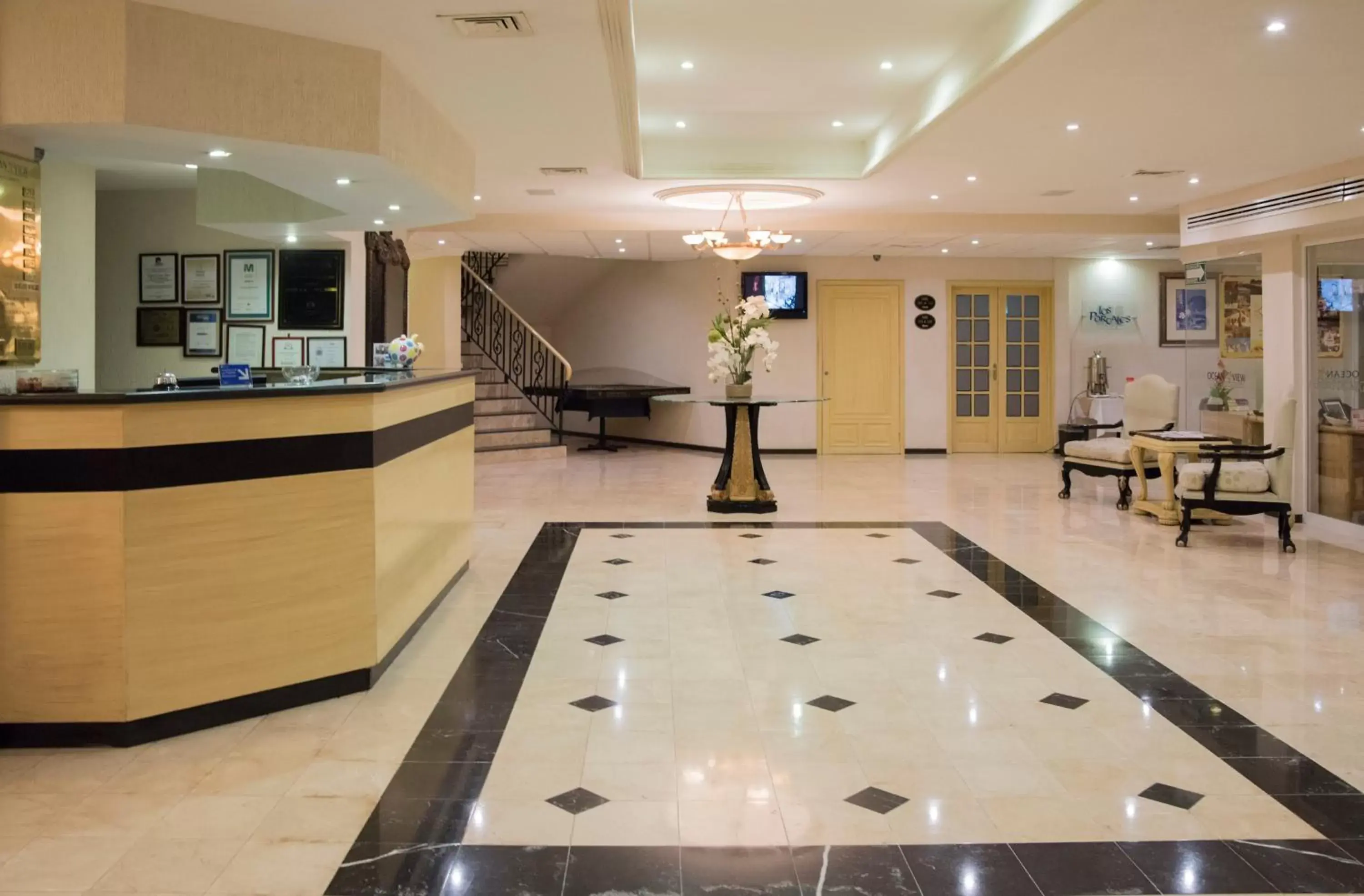 Night, Lobby/Reception in Hotel Ocean View