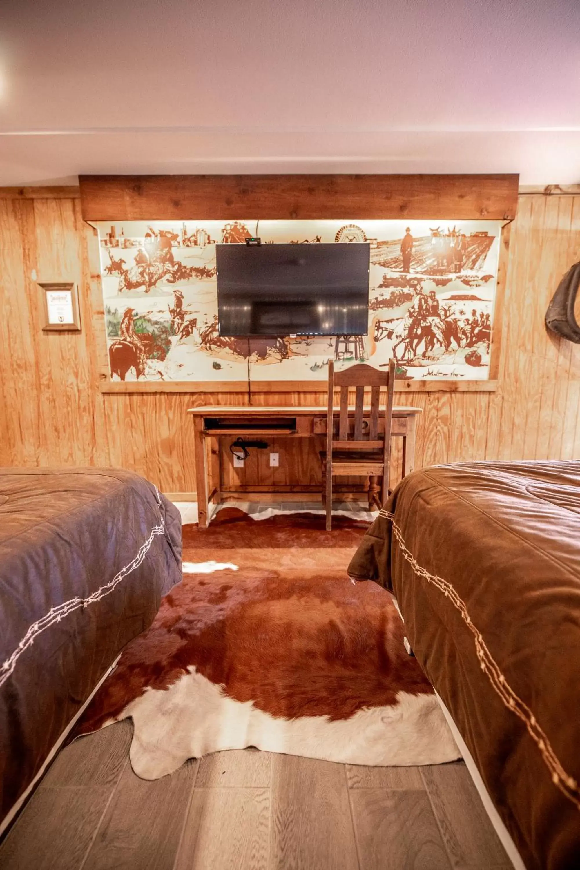 Photo of the whole room, TV/Entertainment Center in The Big Texan Motel