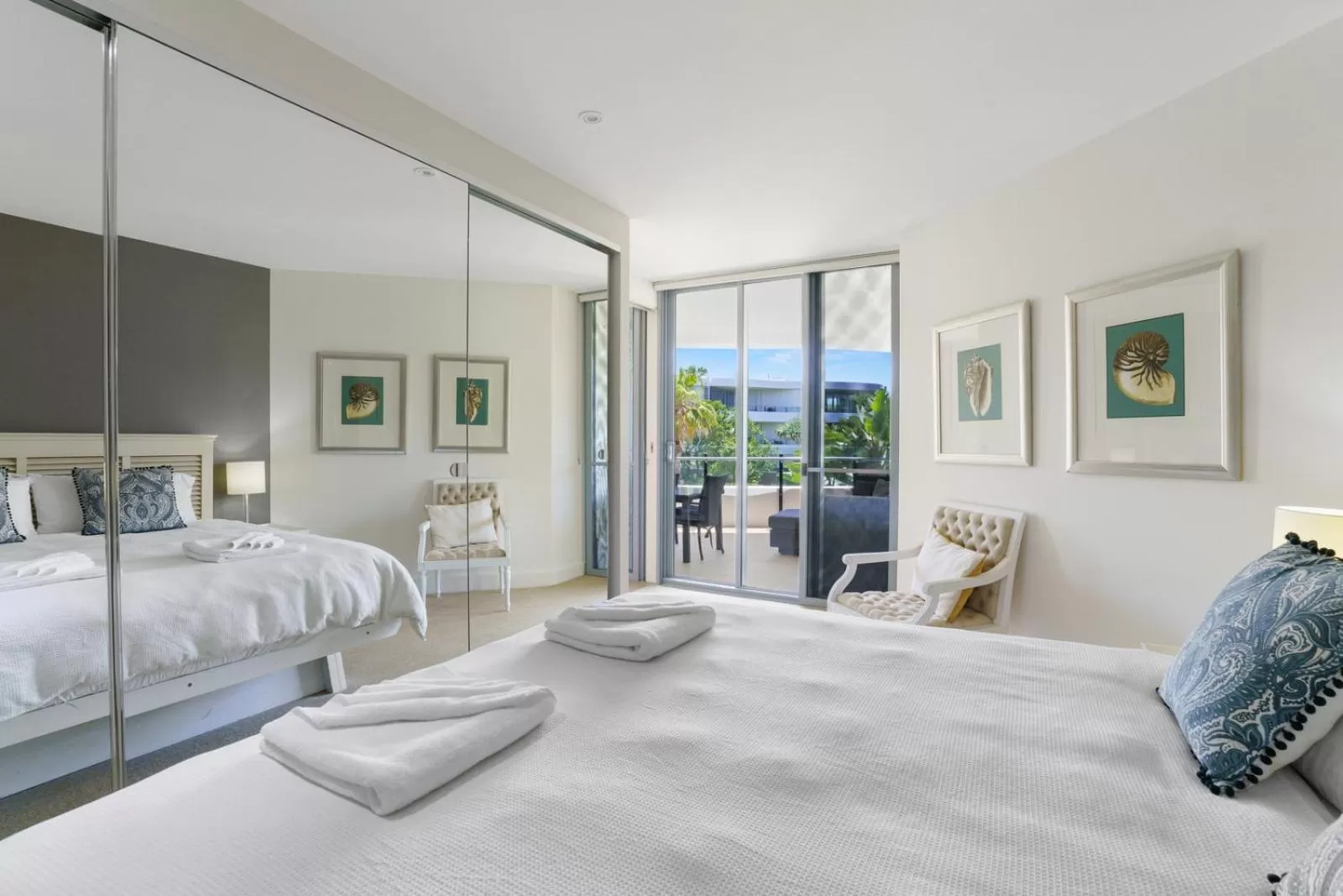 Bedroom, Bed in Cotton Beach Resort - Tweed Coast Holidays ®