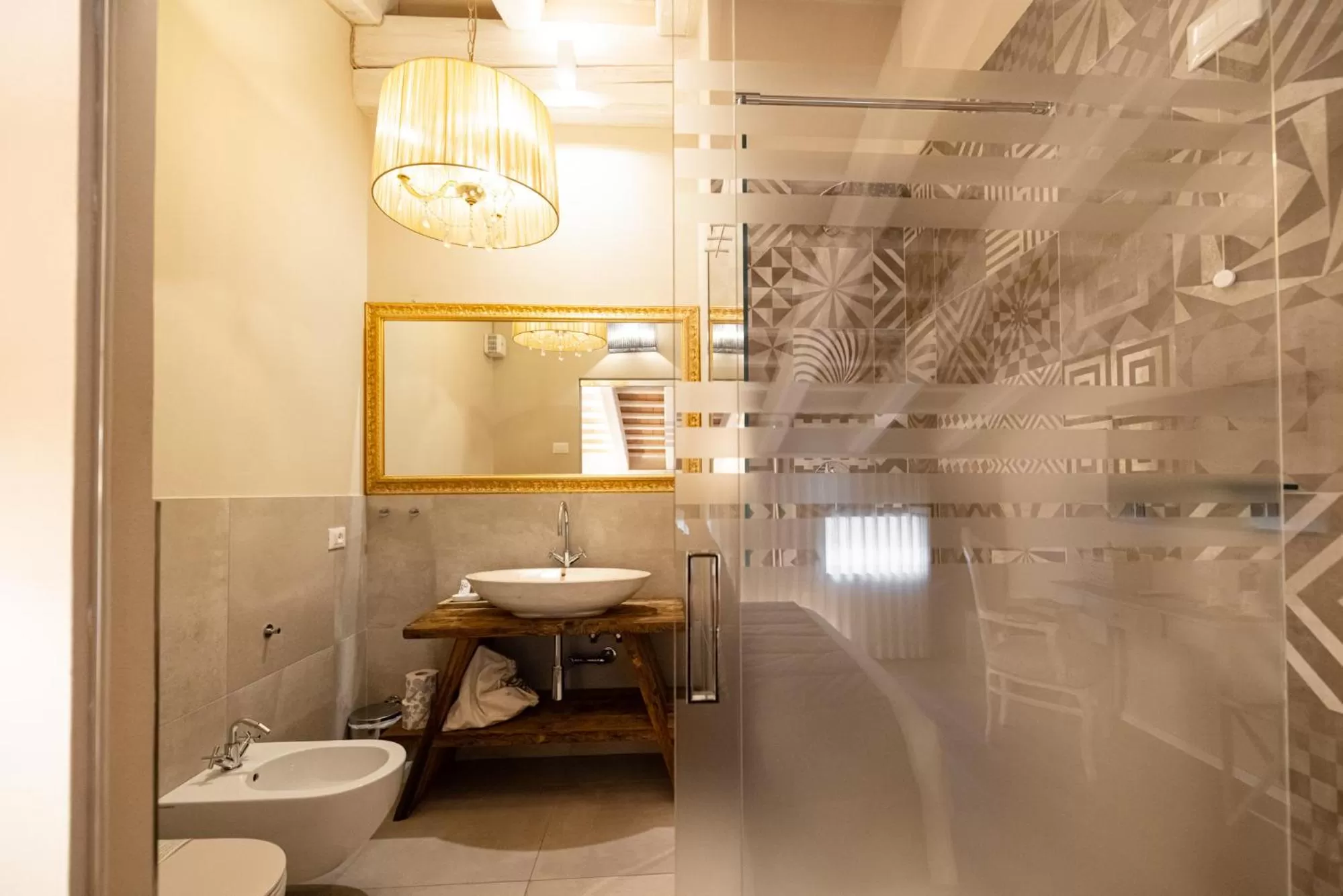 Shower in Borghetto San Biagio Relais Agriturismo