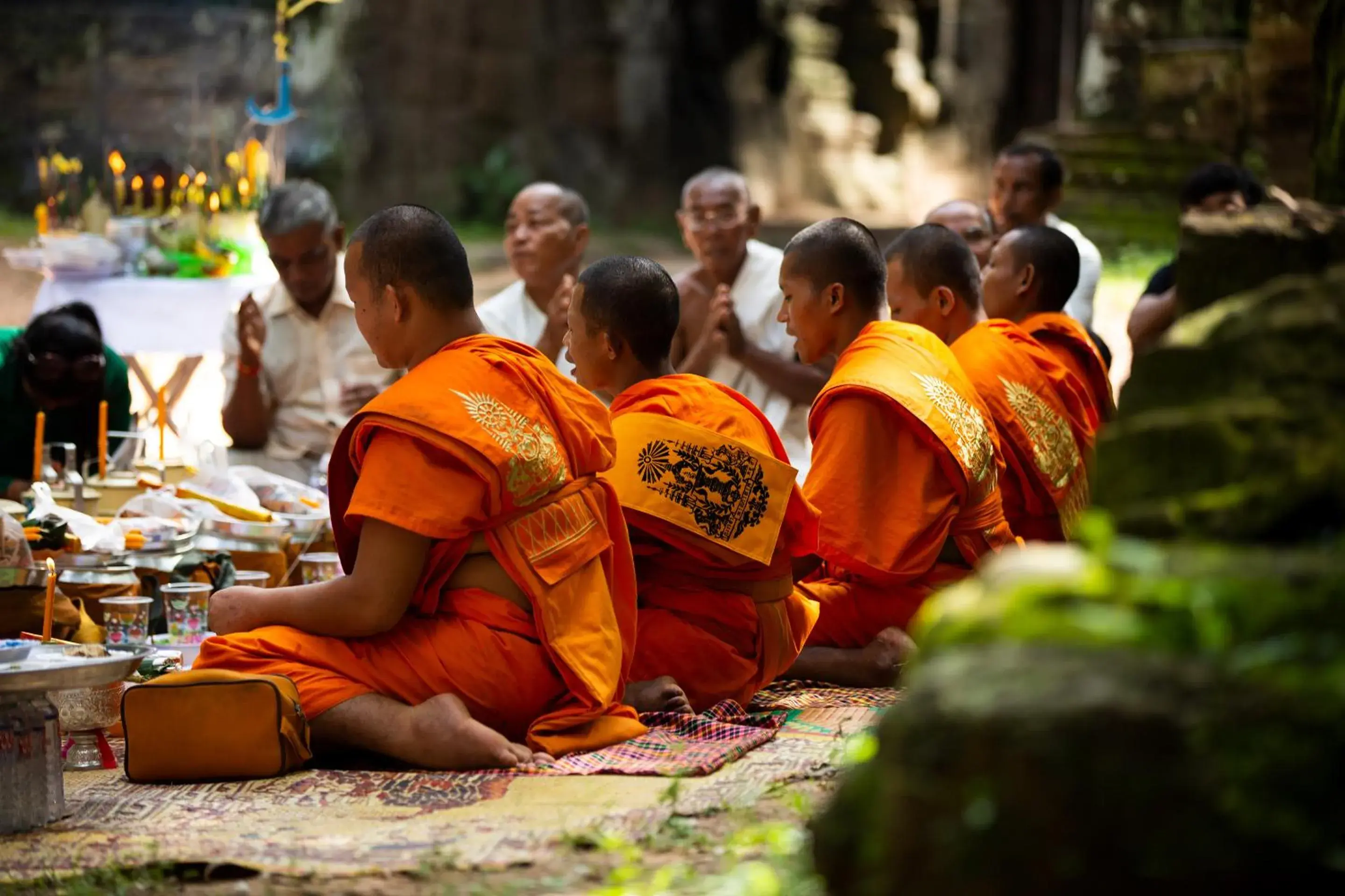 People in Raffles Grand Hotel d'Angkor