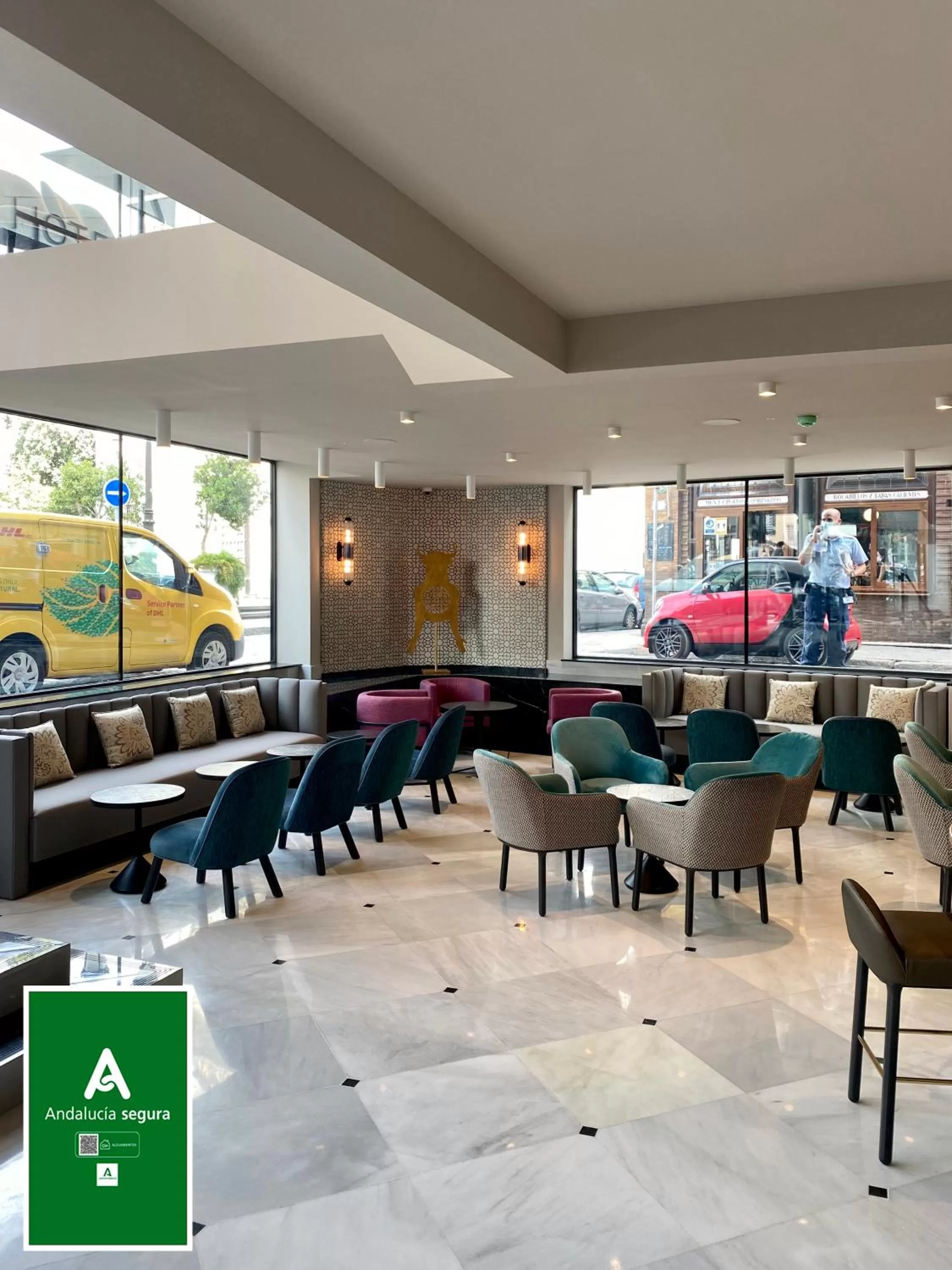 Lounge or bar in Hotel América Sevilla