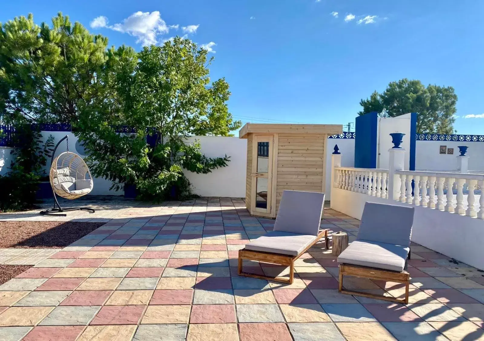 Sauna in B&B Casa Azul