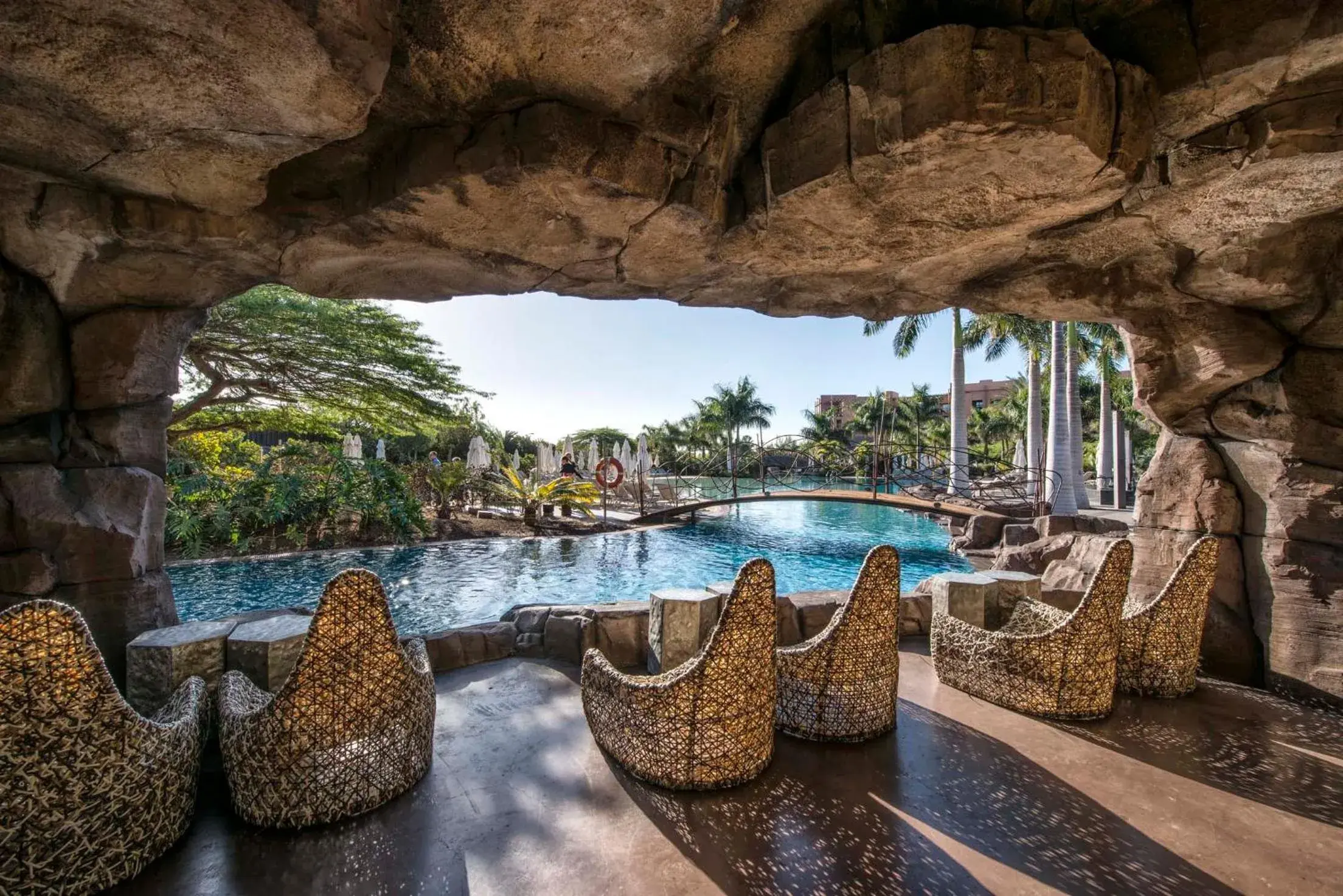 Lounge or bar, Swimming Pool in Lopesan Baobab Resort