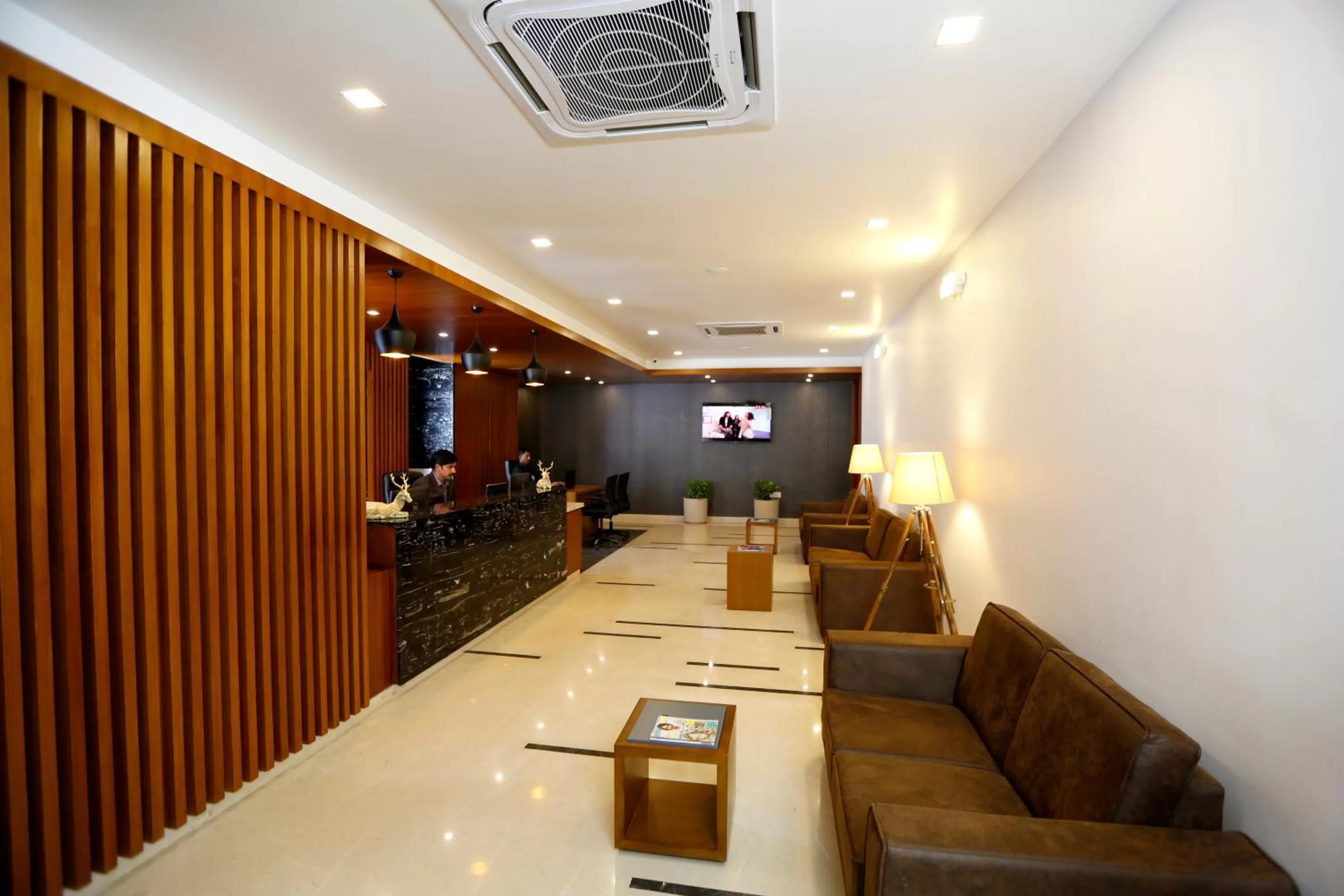 Lobby or reception in Shivas Gateway