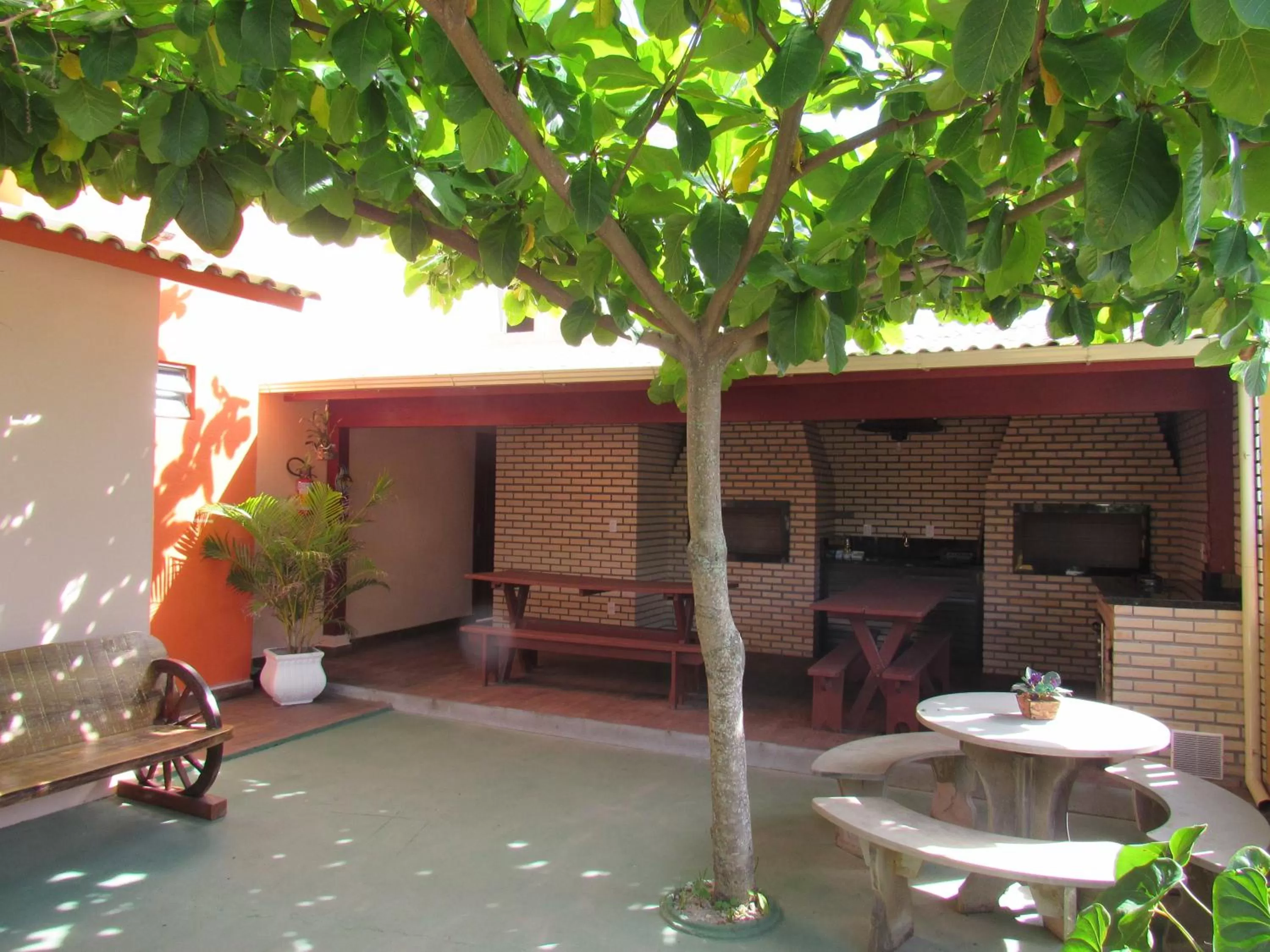 BBQ facilities in Pousada Recanto da Barra