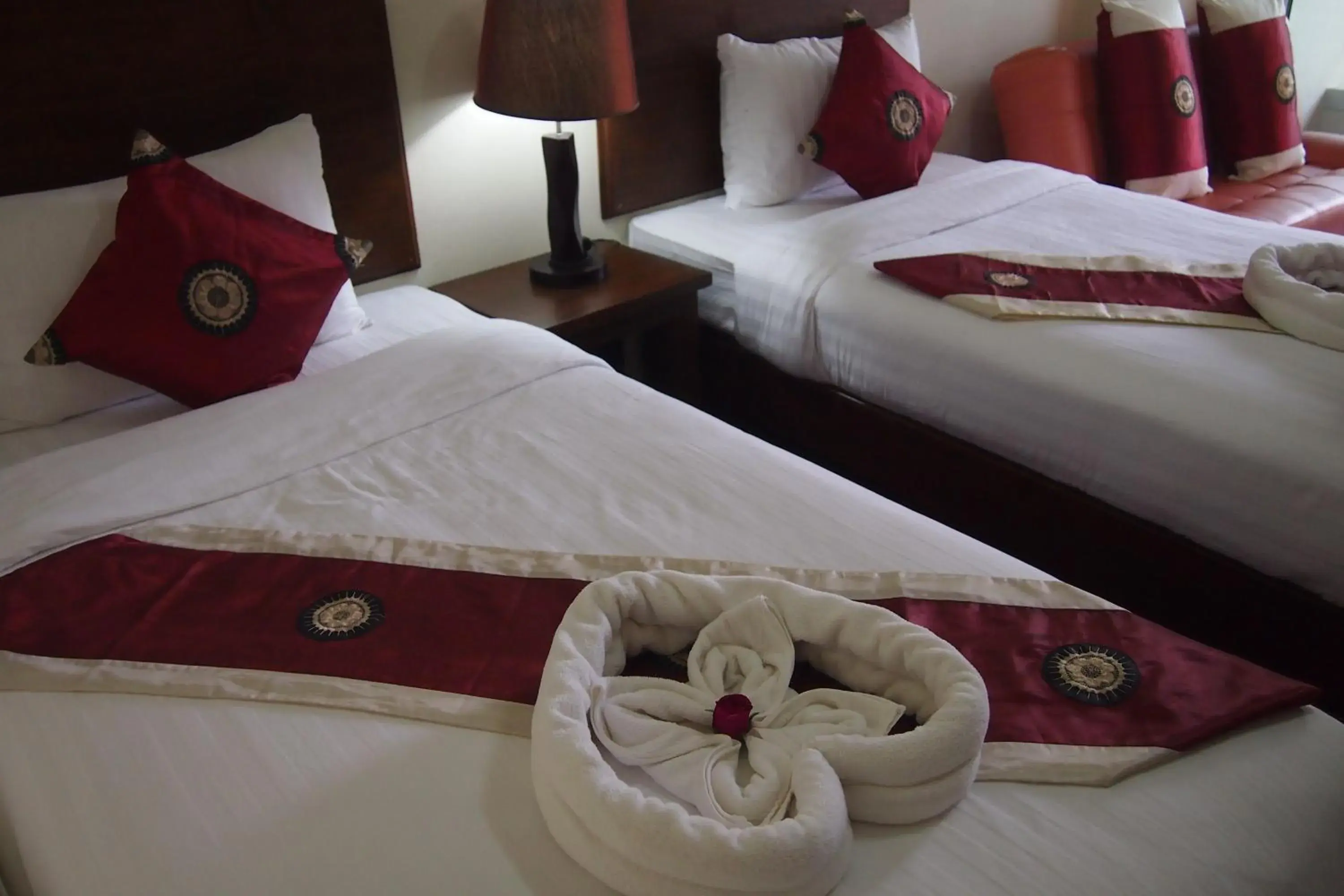 Decorative detail, Bed in Ruen Narisra Resort