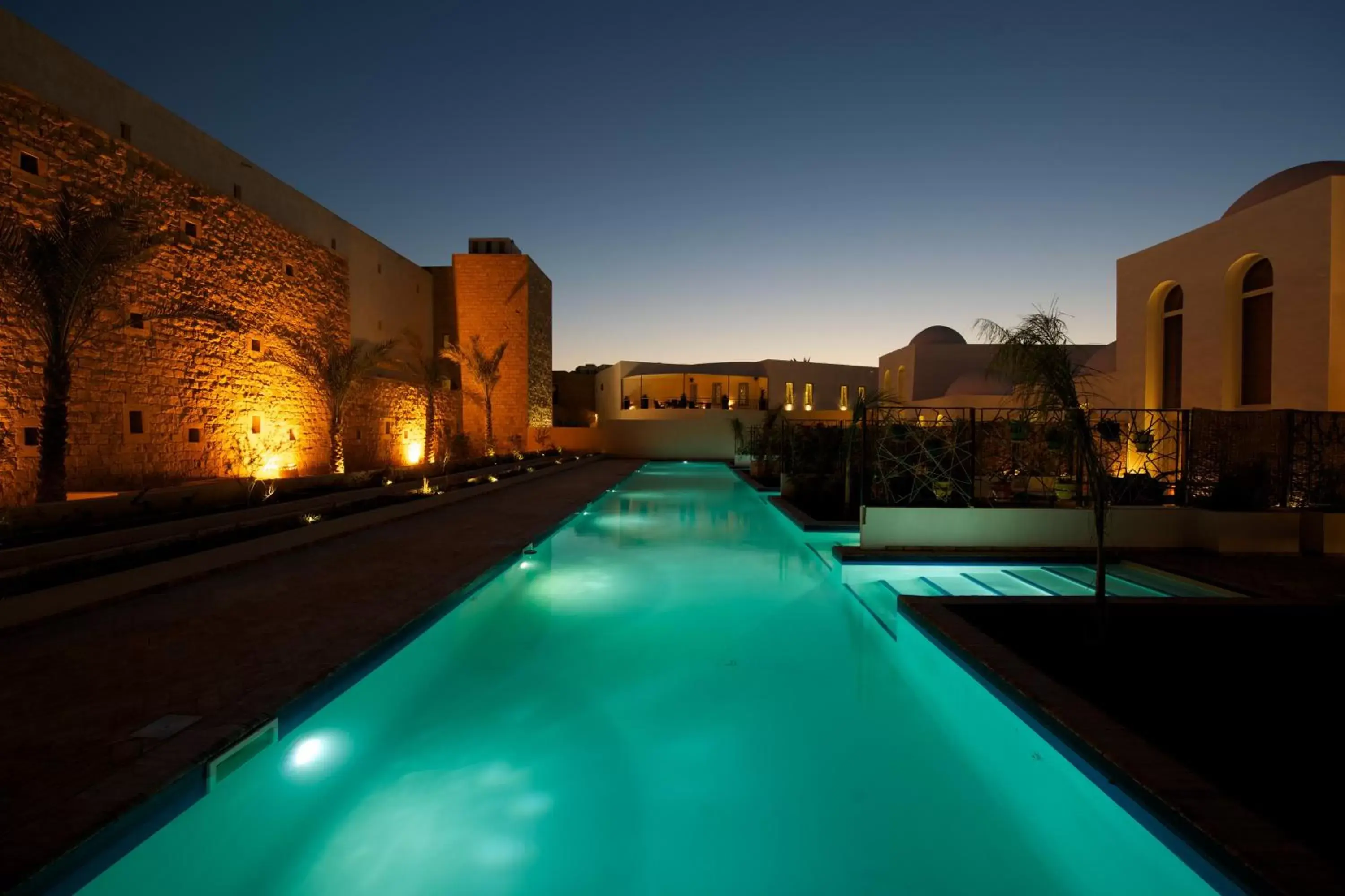 Night, Swimming Pool in Fort Arabesque Resort, Spa & Villas